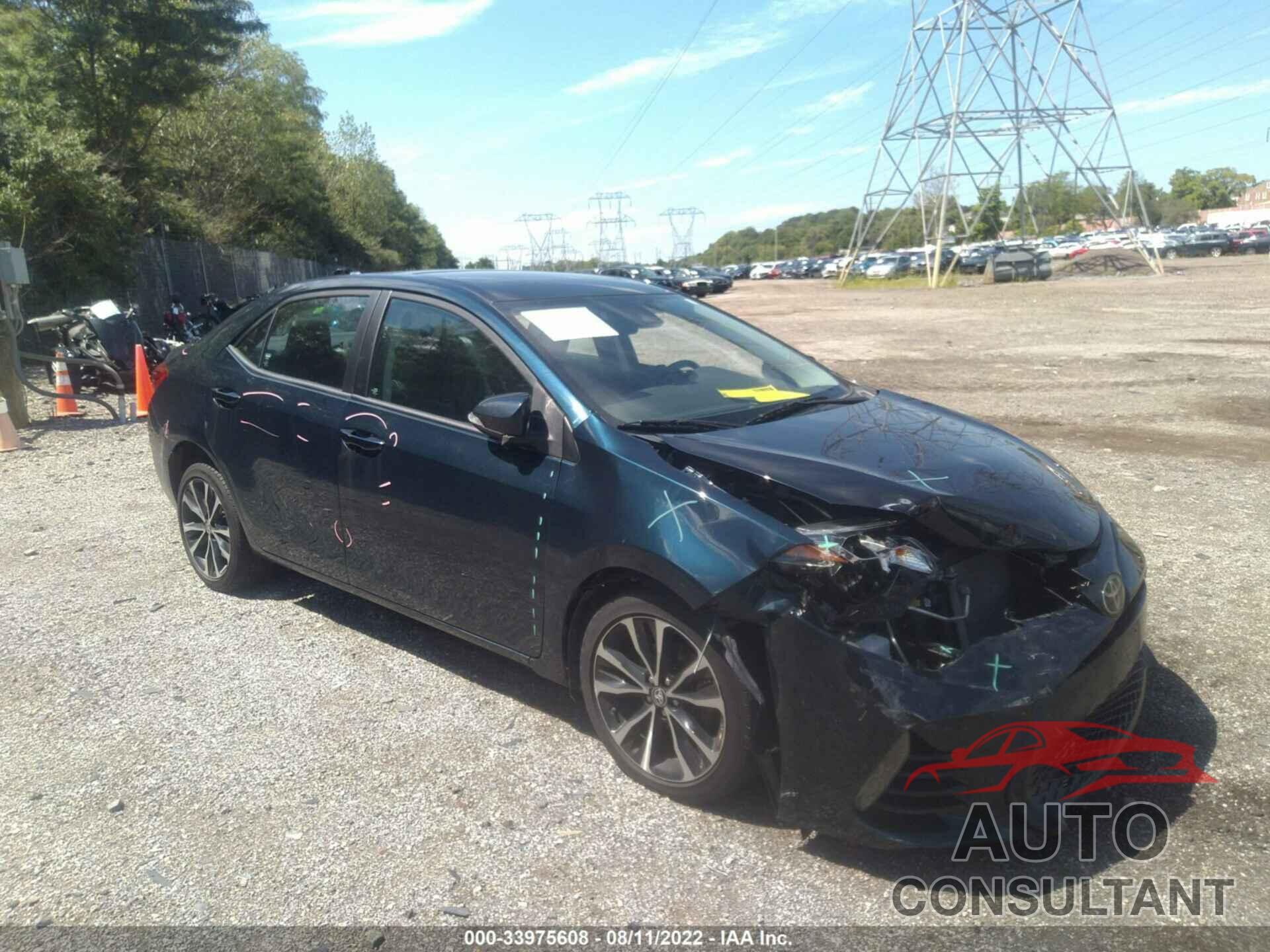 TOYOTA COROLLA 2017 - 2T1BURHE2HC847167