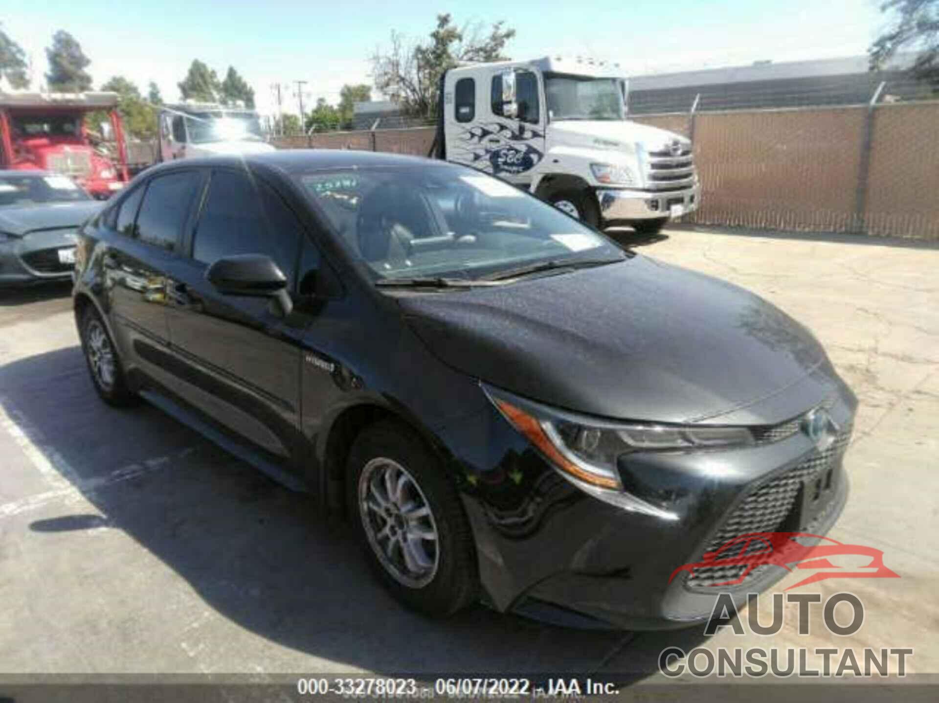 TOYOTA COROLLA 2020 - JTDEBRBE3LJ006189