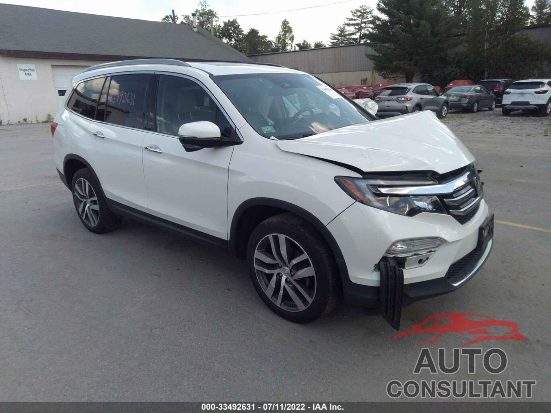 HONDA PILOT 2017 - 5FNYF6H95HB035685