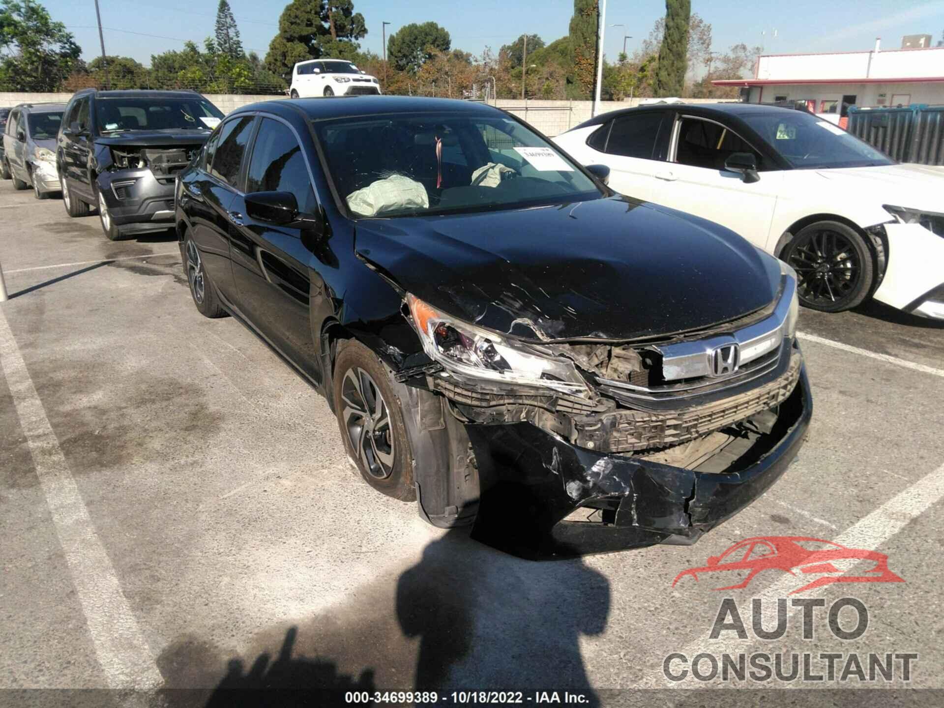 HONDA ACCORD SEDAN 2016 - 1HGCR2F39GA030412