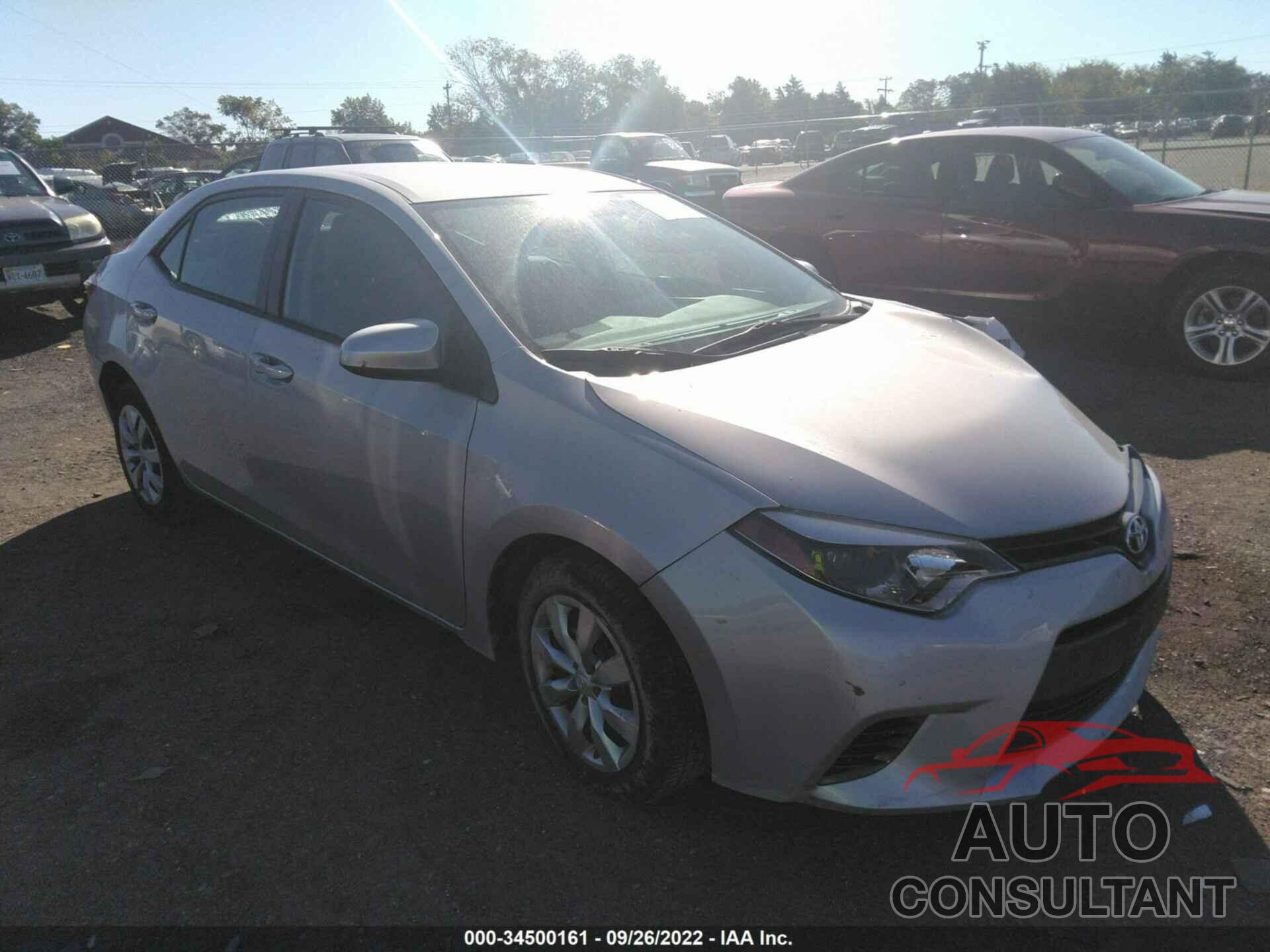 TOYOTA COROLLA 2016 - 2T1BURHE9GC655341