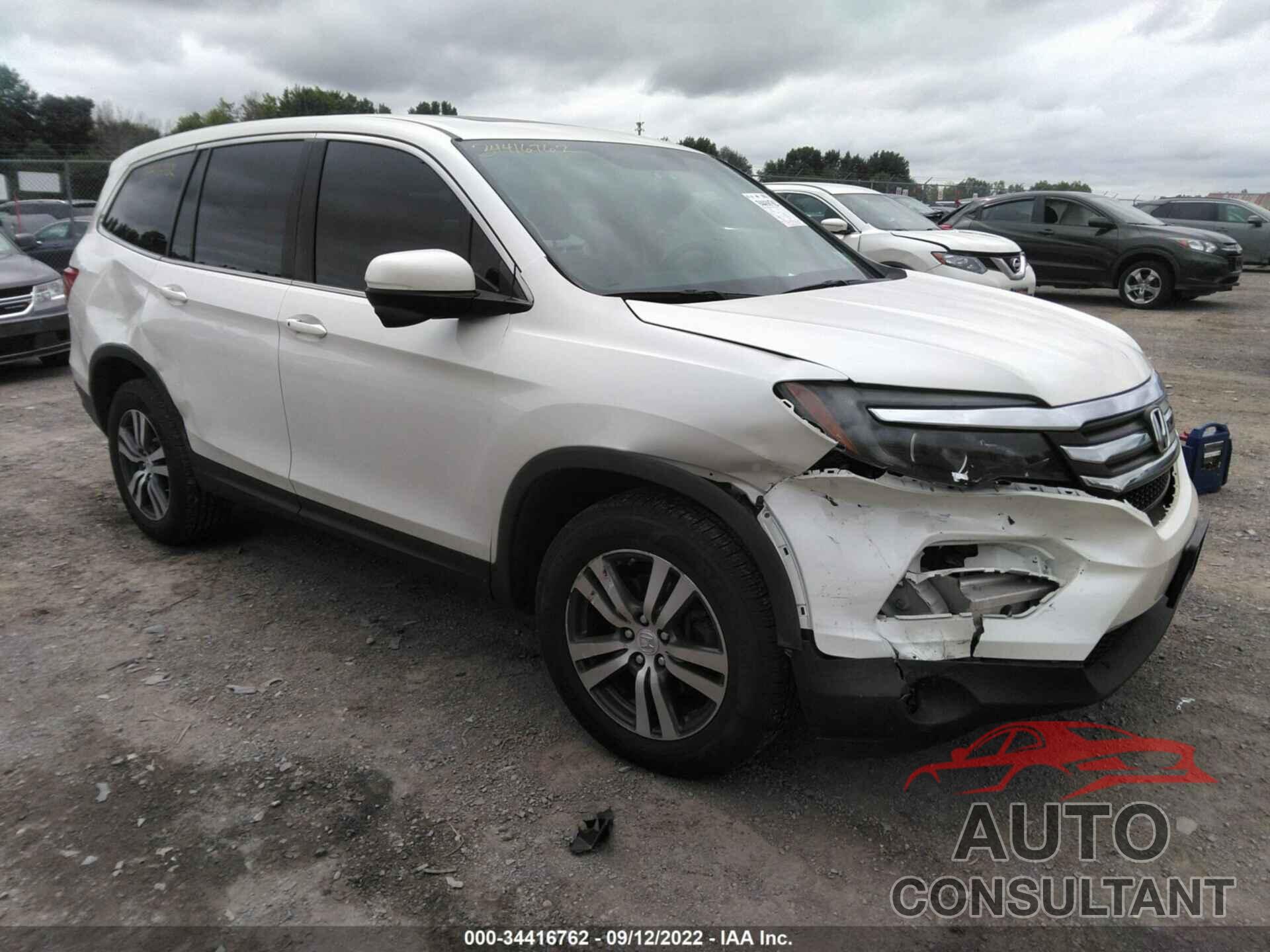 HONDA PILOT 2016 - 5FNYF6H74GB090125