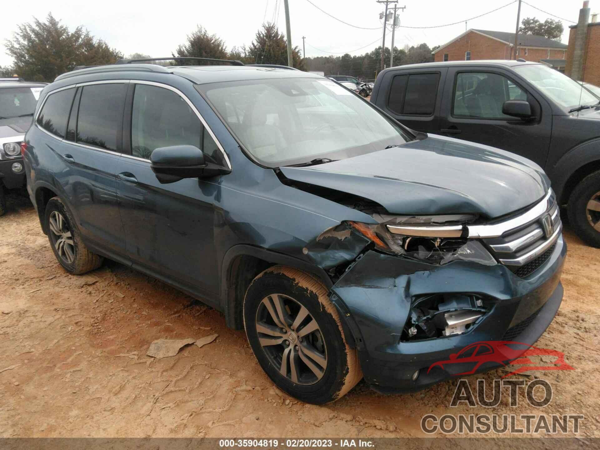HONDA PILOT 2017 - 5FNYF5H62HB046272