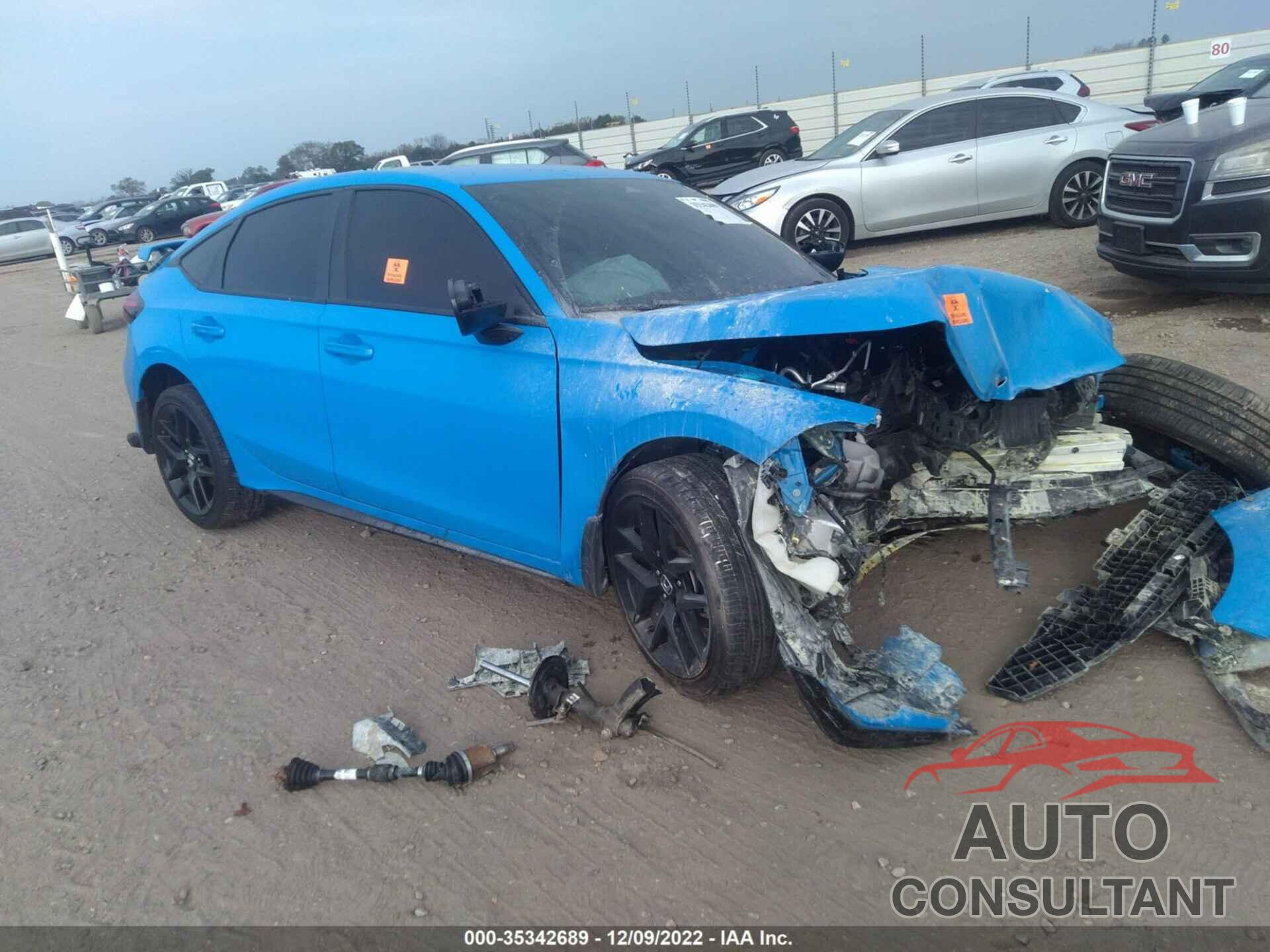 HONDA CIVIC HATCHBACK 2022 - 19XFL2H85NE012876
