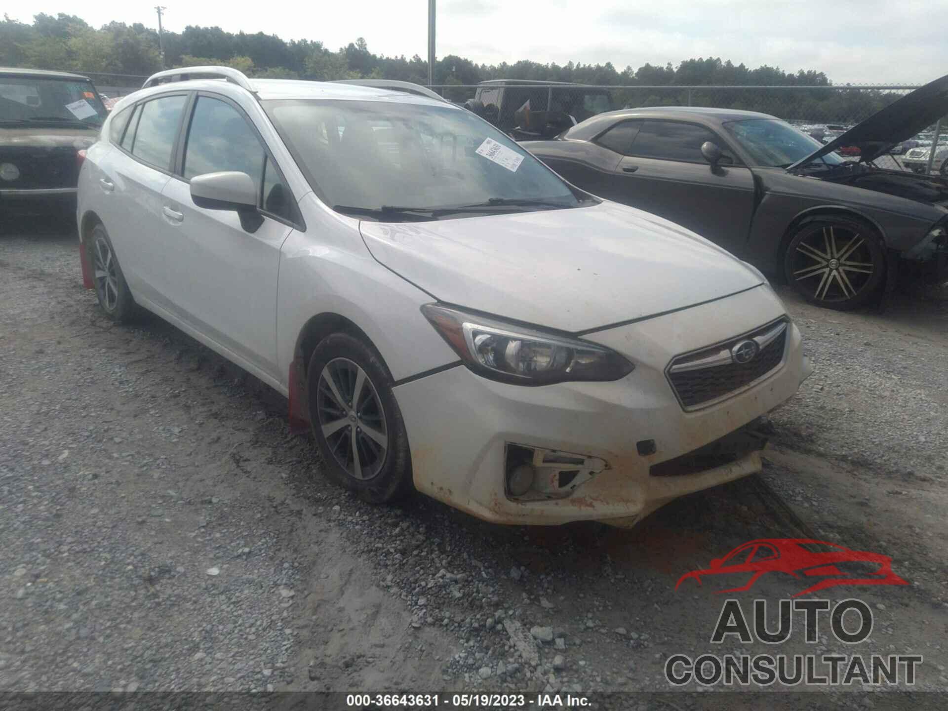 SUBARU IMPREZA 2019 - 4S3GTAD69K3732087