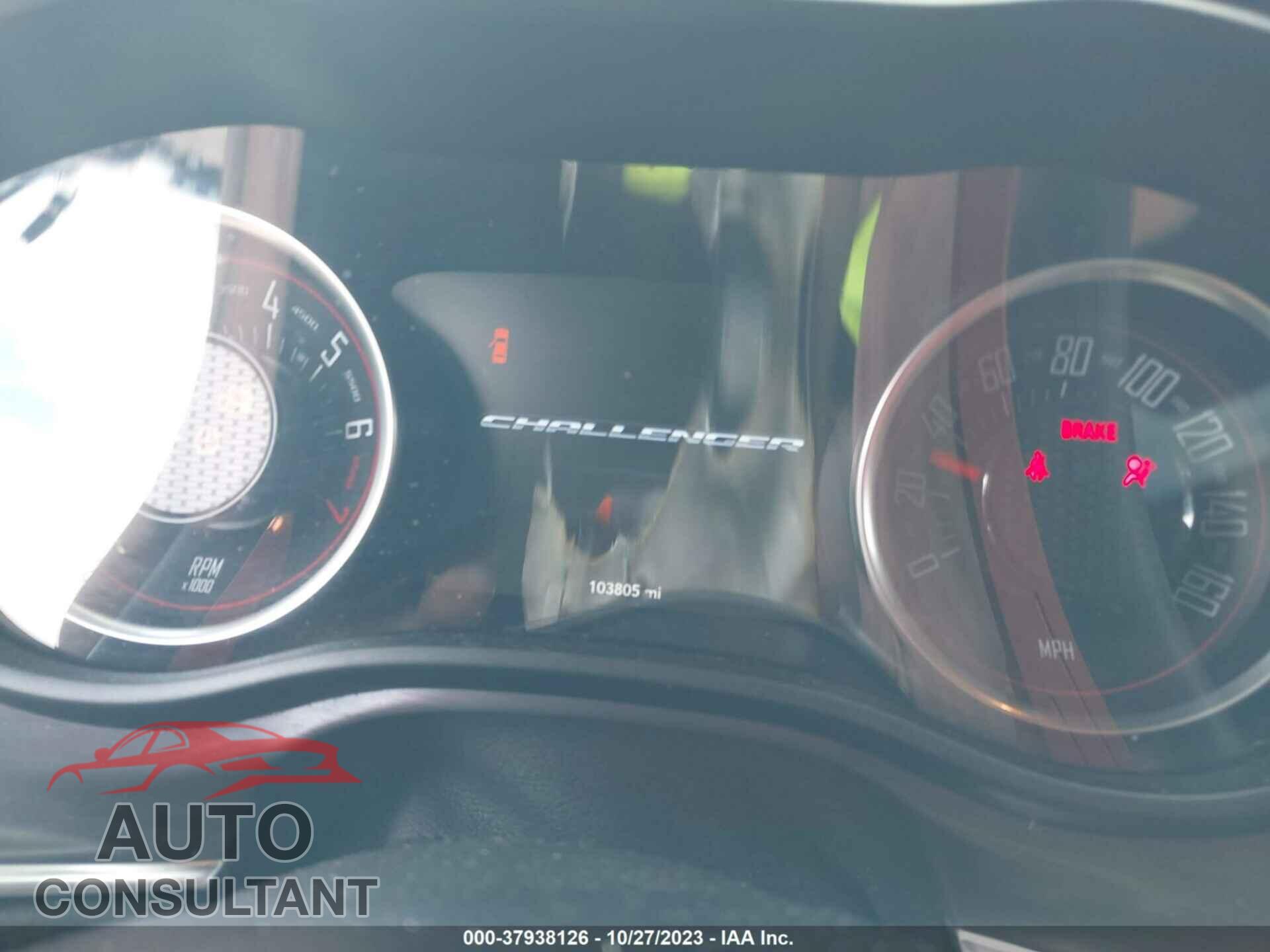 DODGE CHALLENGER 2017 - 2C3CDZAG4HH522742