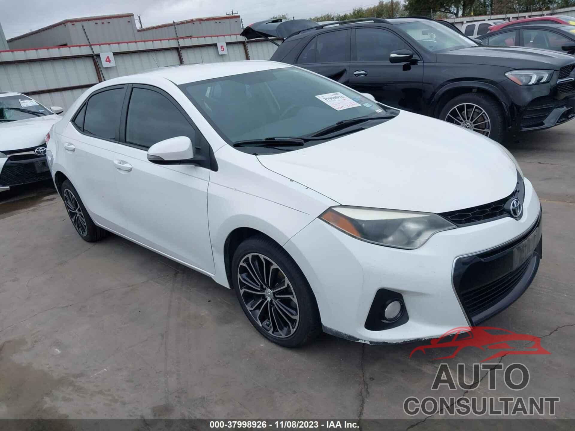 TOYOTA COROLLA 2015 - 5YFBURHE6FP347476