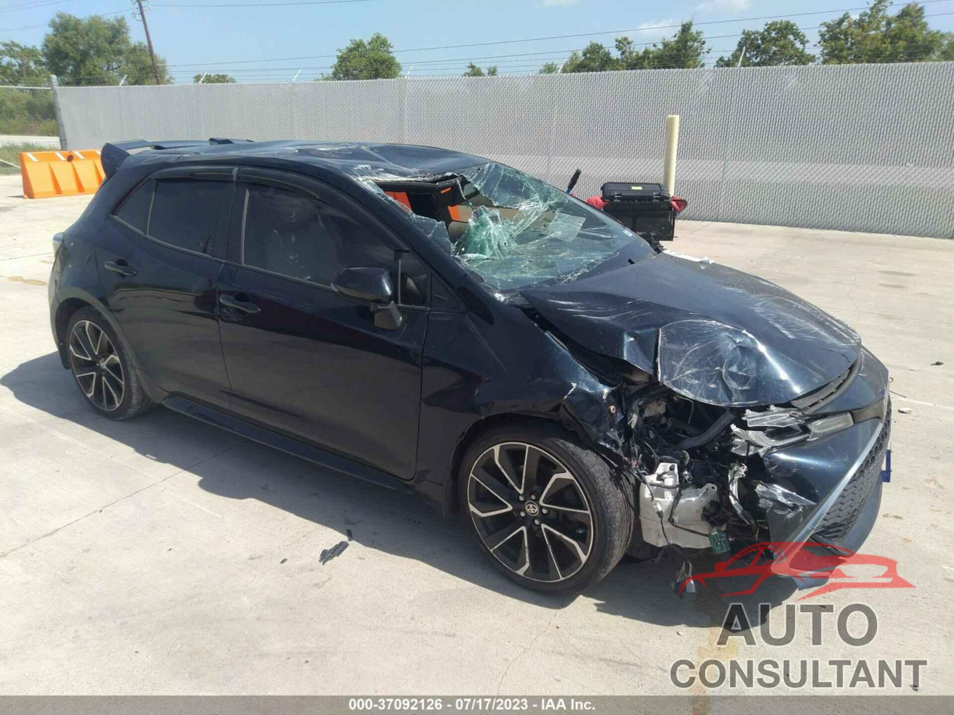 TOYOTA COROLLA HATCHBACK 2019 - JTNK4RBE9K3003339