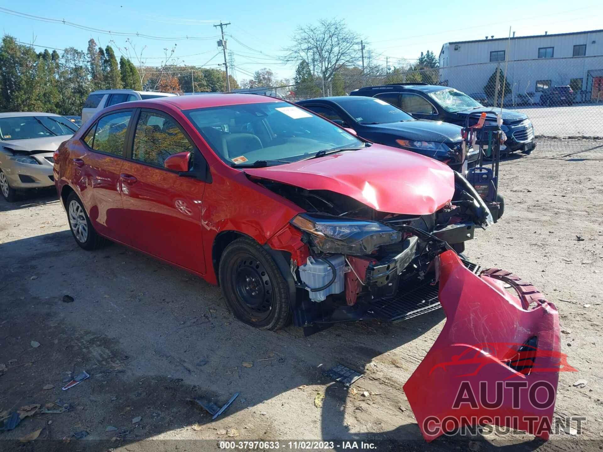 TOYOTA COROLLA 2017 - 2T1BURHEXHC781600