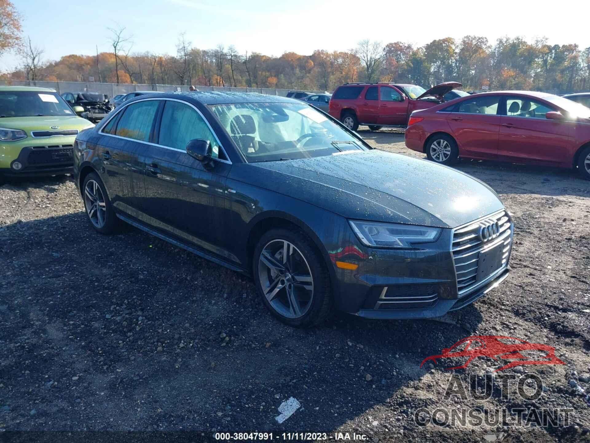 AUDI A4 2018 - WAUENAF40JN010813