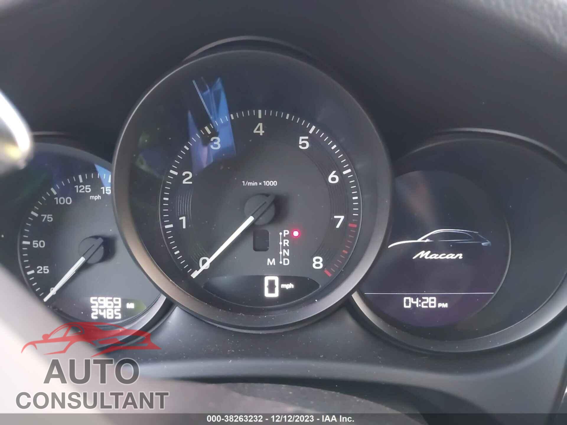 PORSCHE MACAN 2023 - WP1AA2A57PLB09599