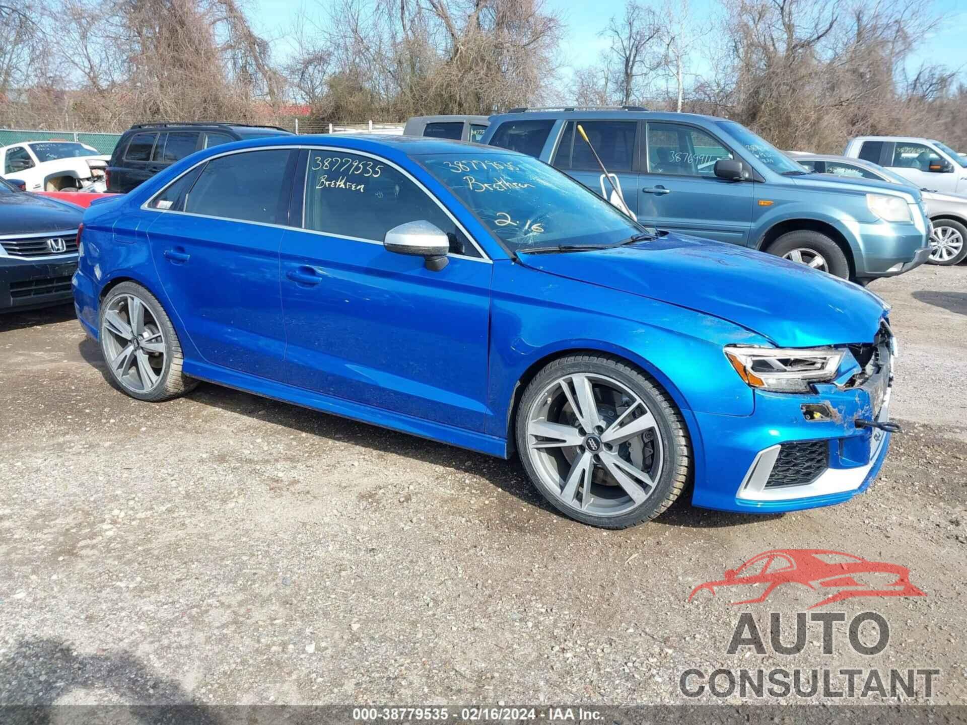 AUDI RS 3 2018 - WUABWGFFXJ1904402