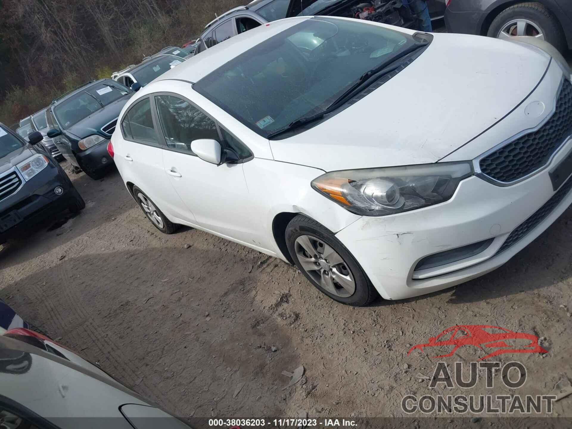 KIA FORTE 2016 - KNAFK4A61G5472703