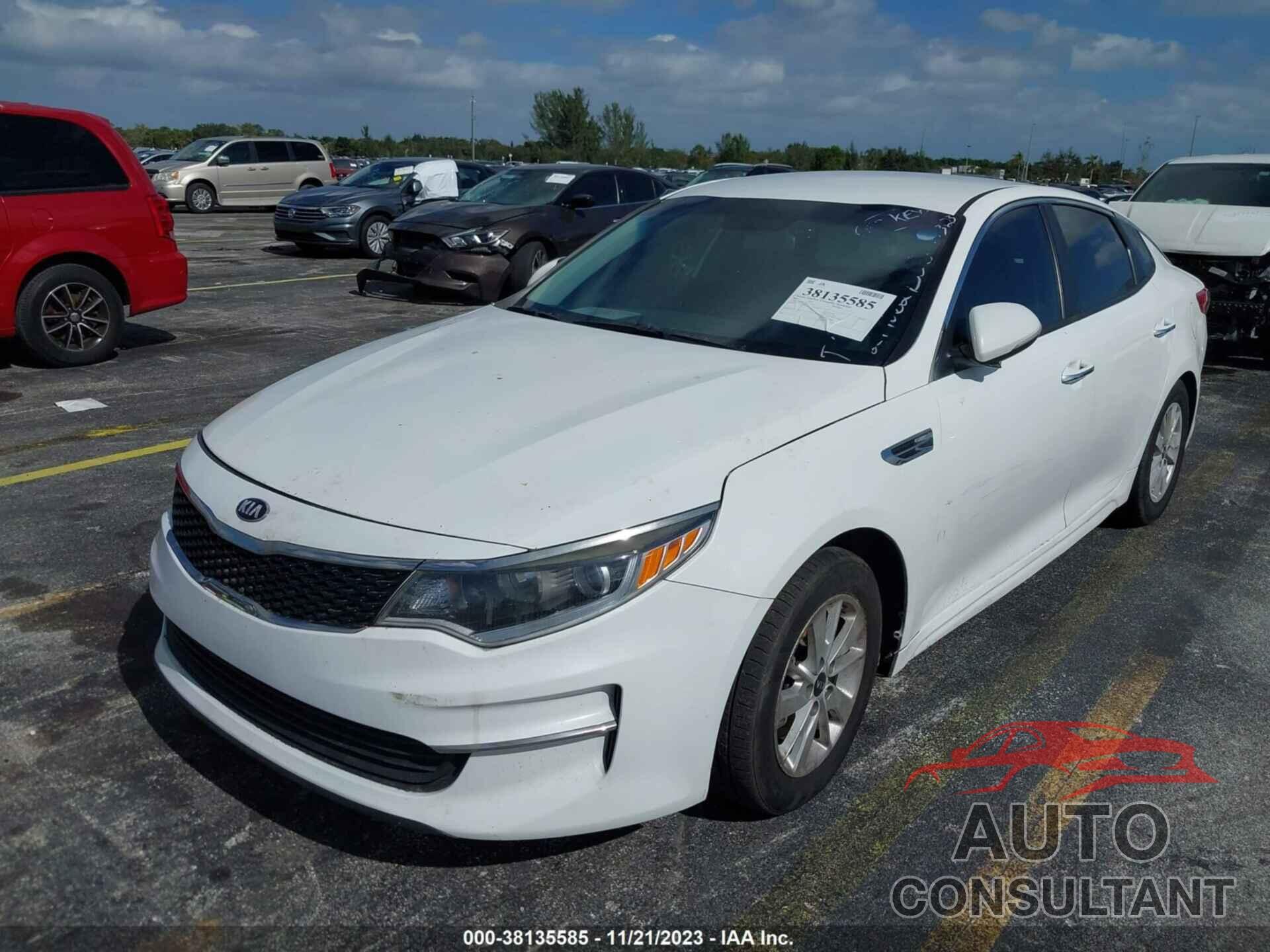 KIA OPTIMA 2018 - 5XXGT4L30JG249062