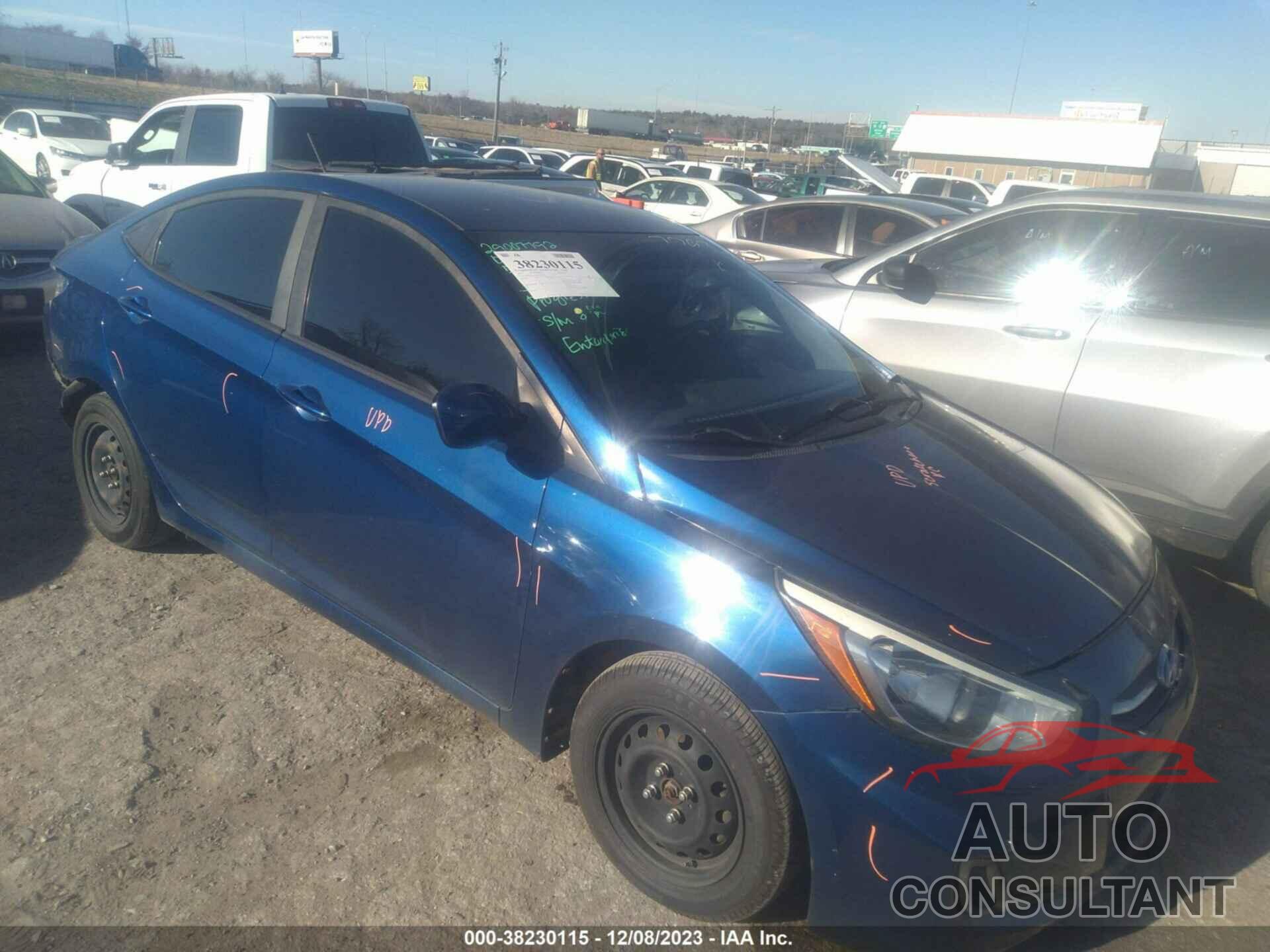 HYUNDAI ACCENT 2016 - KMHCT4AE6GU076441