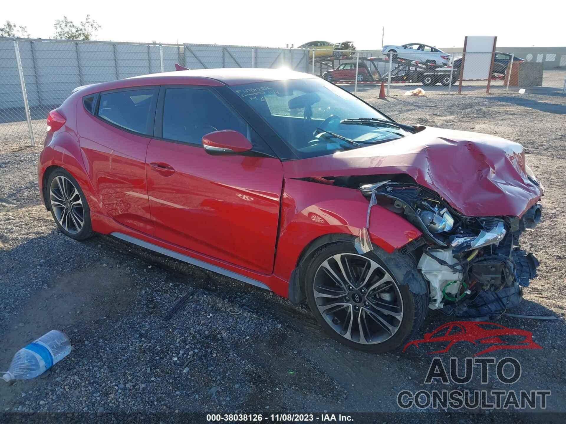 HYUNDAI VELOSTER 2016 - KMHTC6AE3GU263406