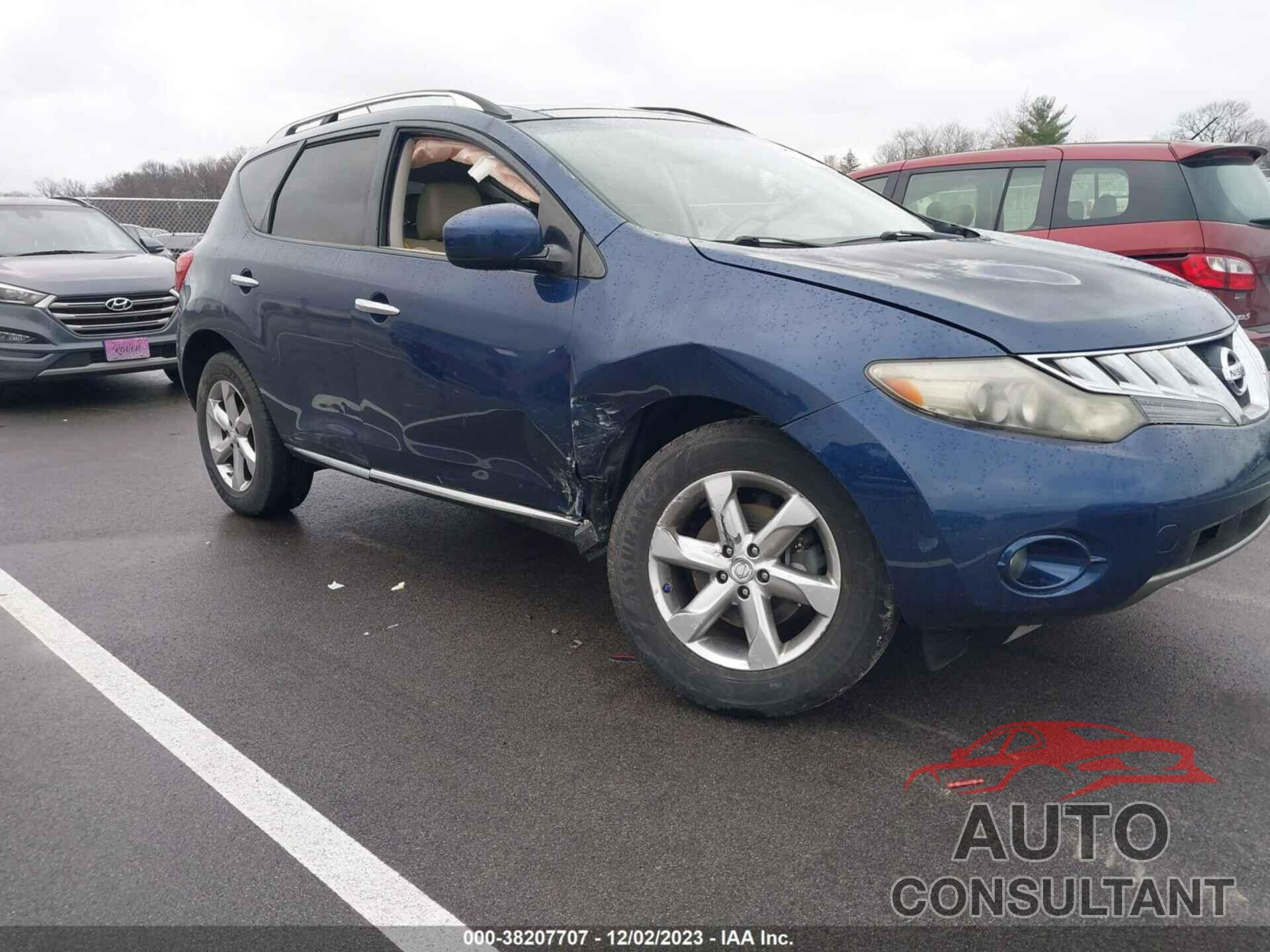 NISSAN MURANO 2010 - JN8AZ1MU0AW014321