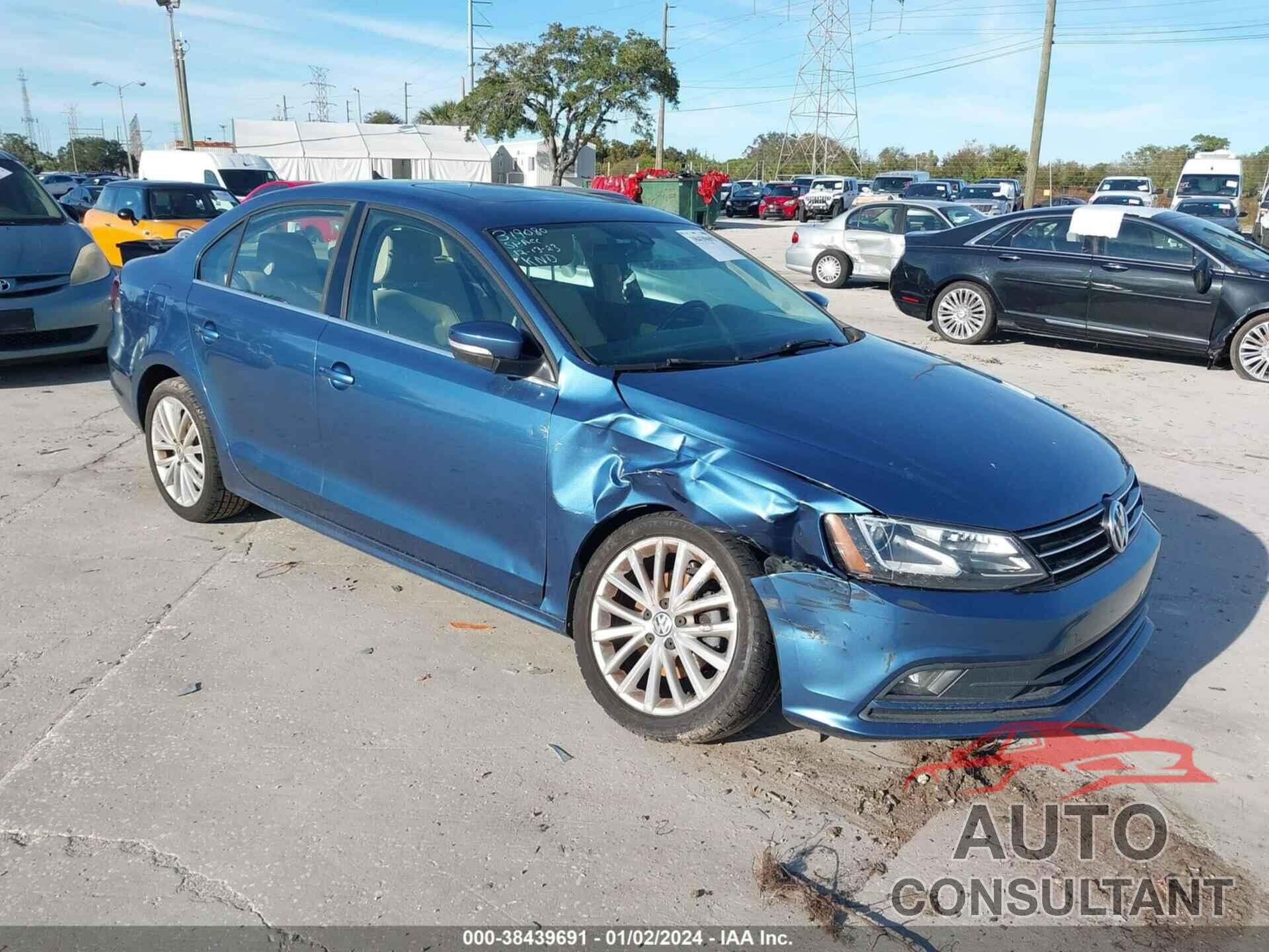 VOLKSWAGEN JETTA 2016 - 3VWL07AJ0GM265597