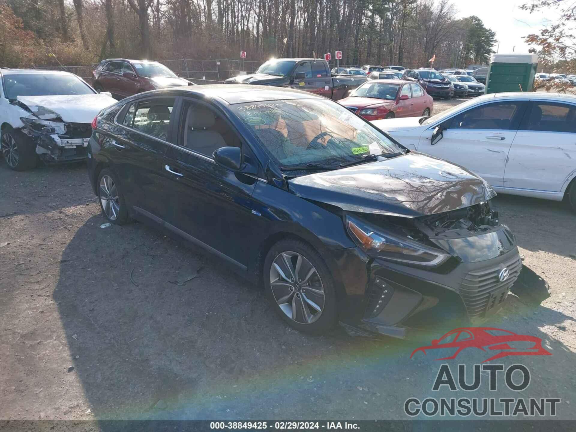 HYUNDAI IONIQ HYBRID 2018 - KMHC85LC0JU065381