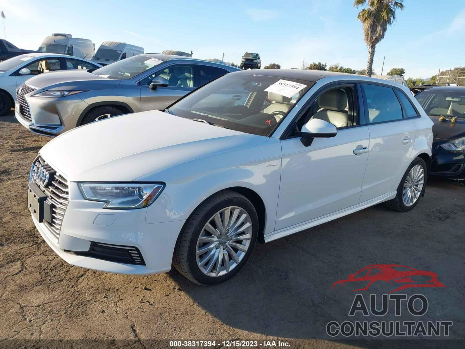 AUDI A3 E-TRON 2017 - WAUUPBFF6HA066530