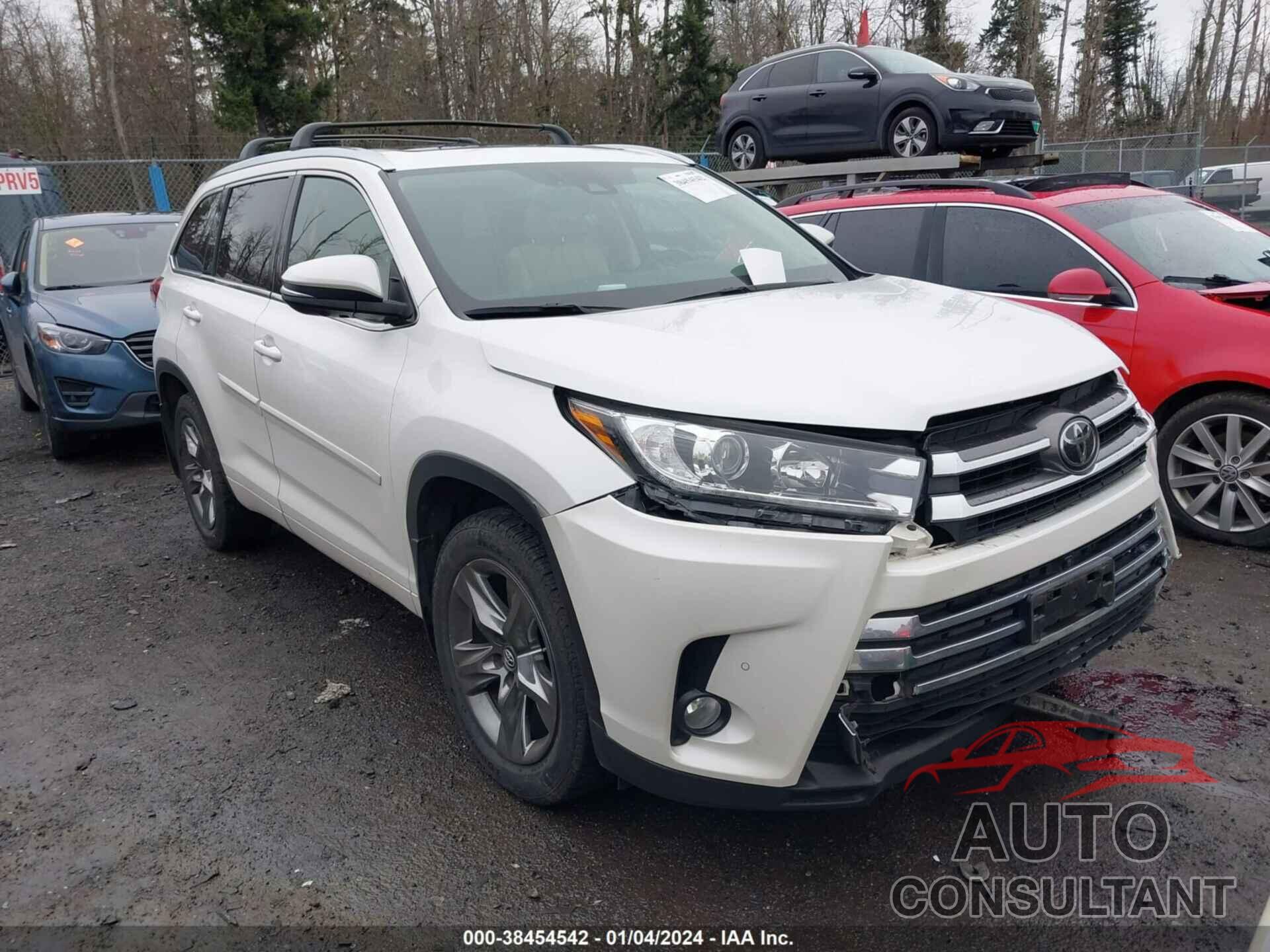 TOYOTA HIGHLANDER 2017 - 5TDDZRFH8HS388693