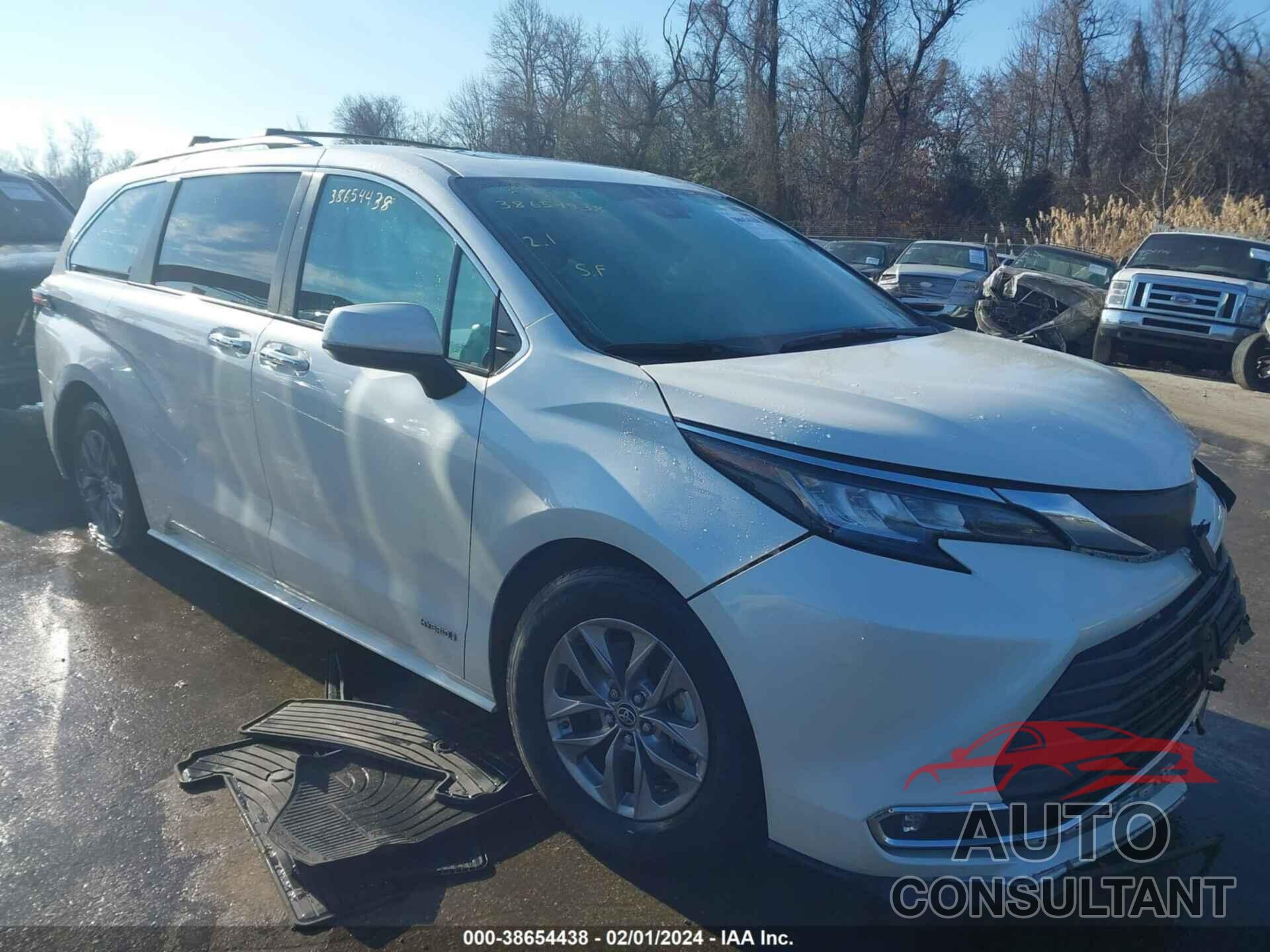 TOYOTA SIENNA 2021 - 5TDJSKFC7MS029333