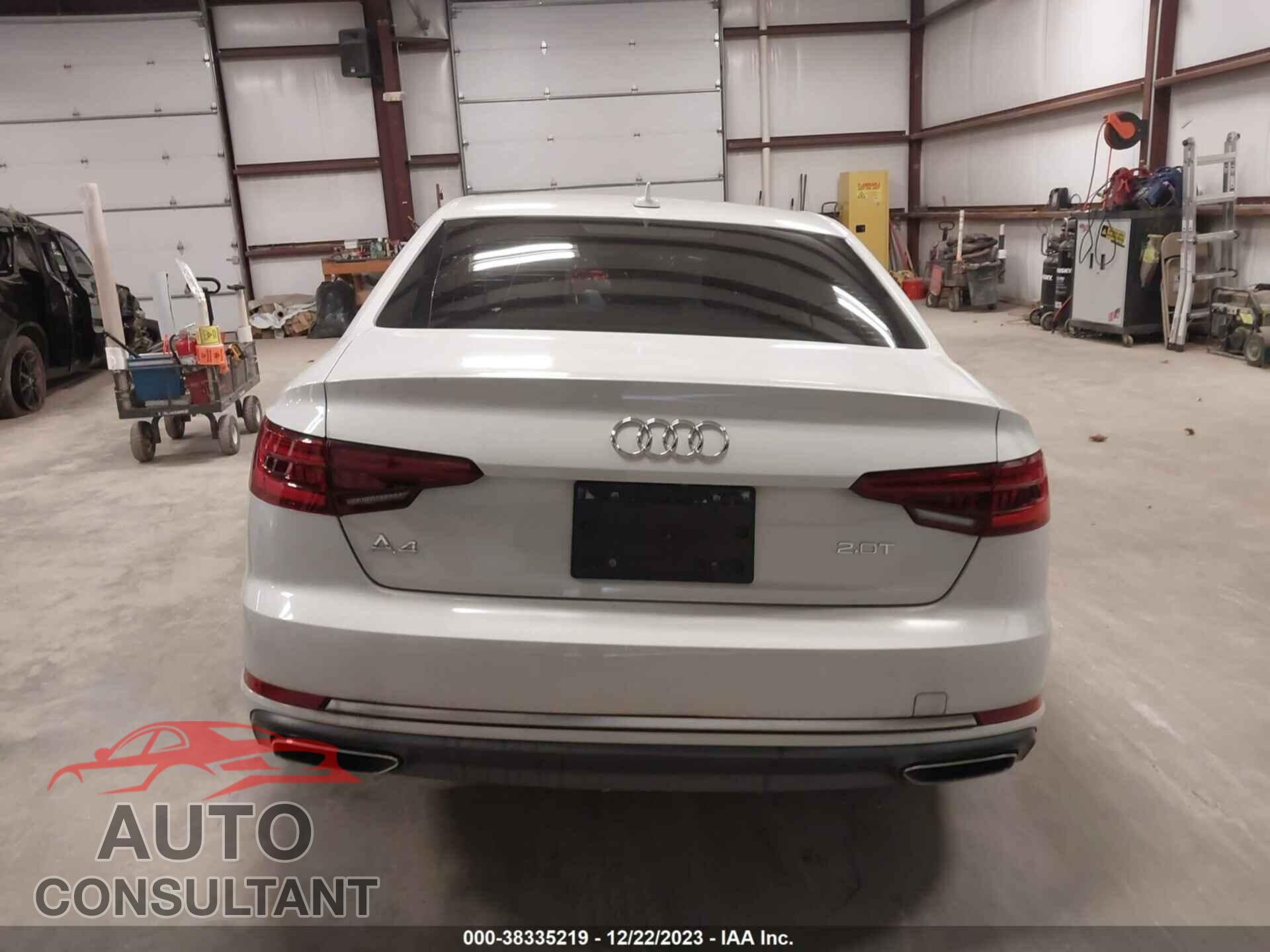 AUDI A4 2019 - WAUGMAF41KN004614
