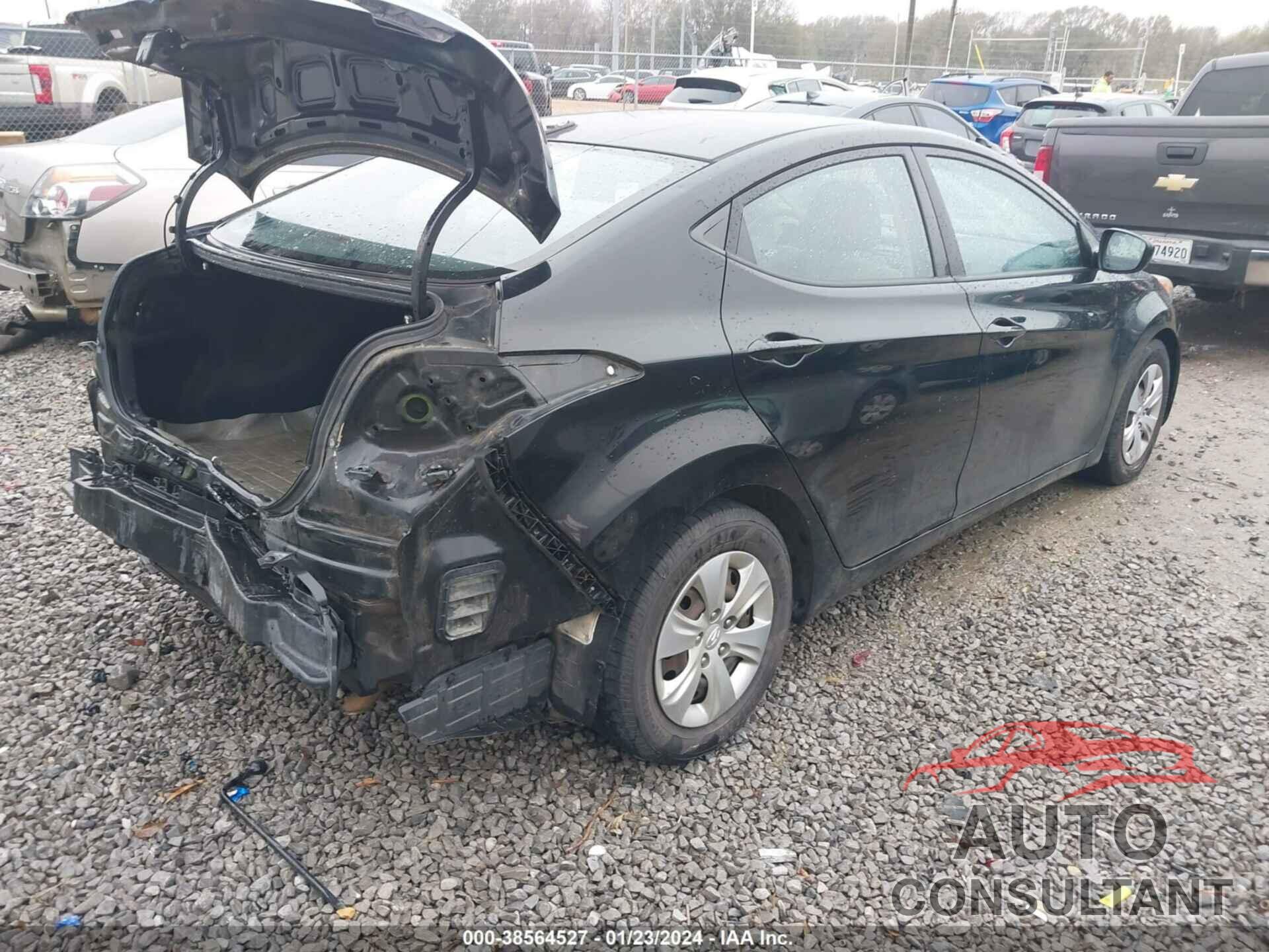 HYUNDAI ELANTRA 2016 - KMHDH4AEXGU575569