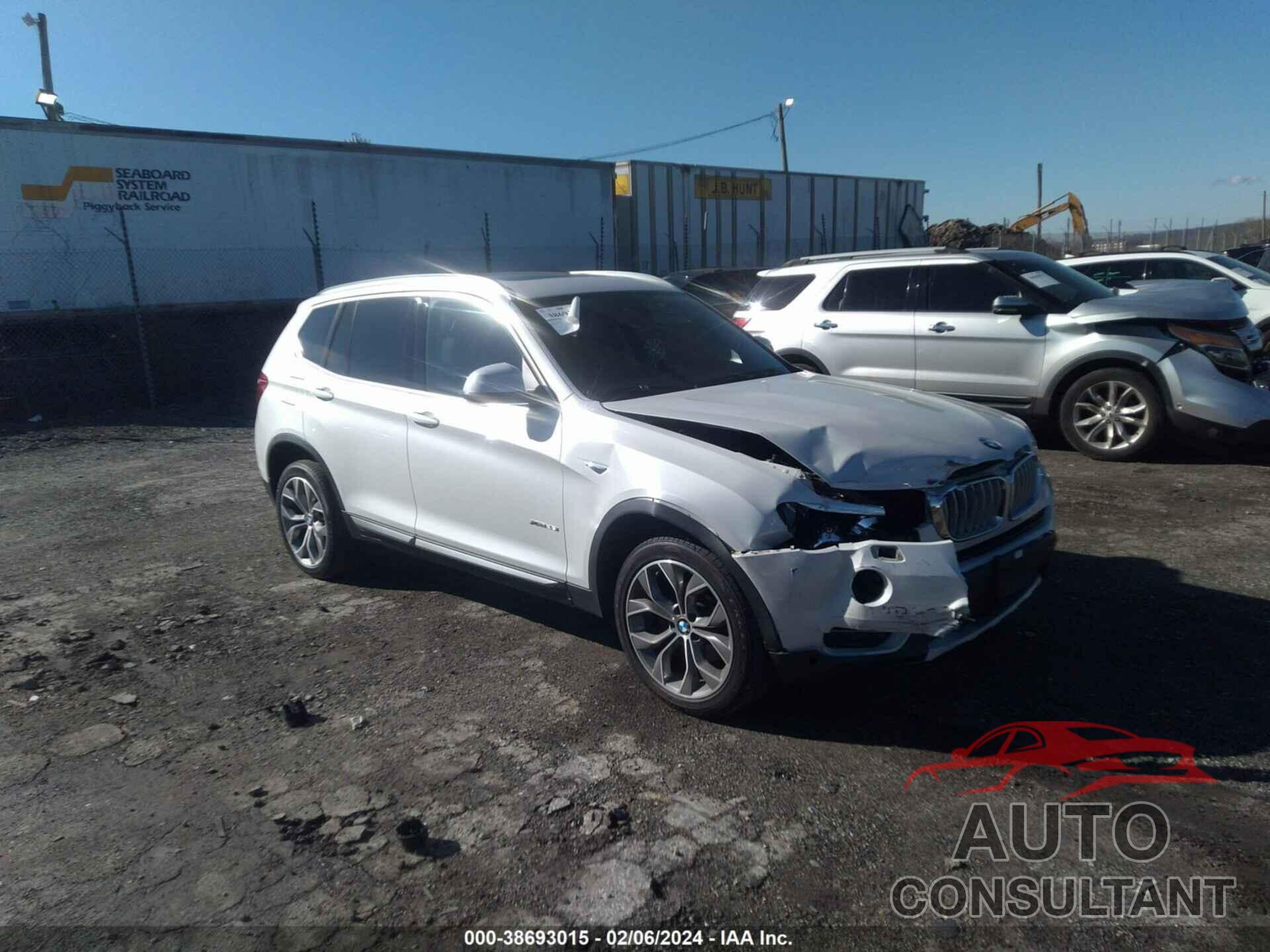 BMW X3 2016 - 5UXWX9C54G0D92624