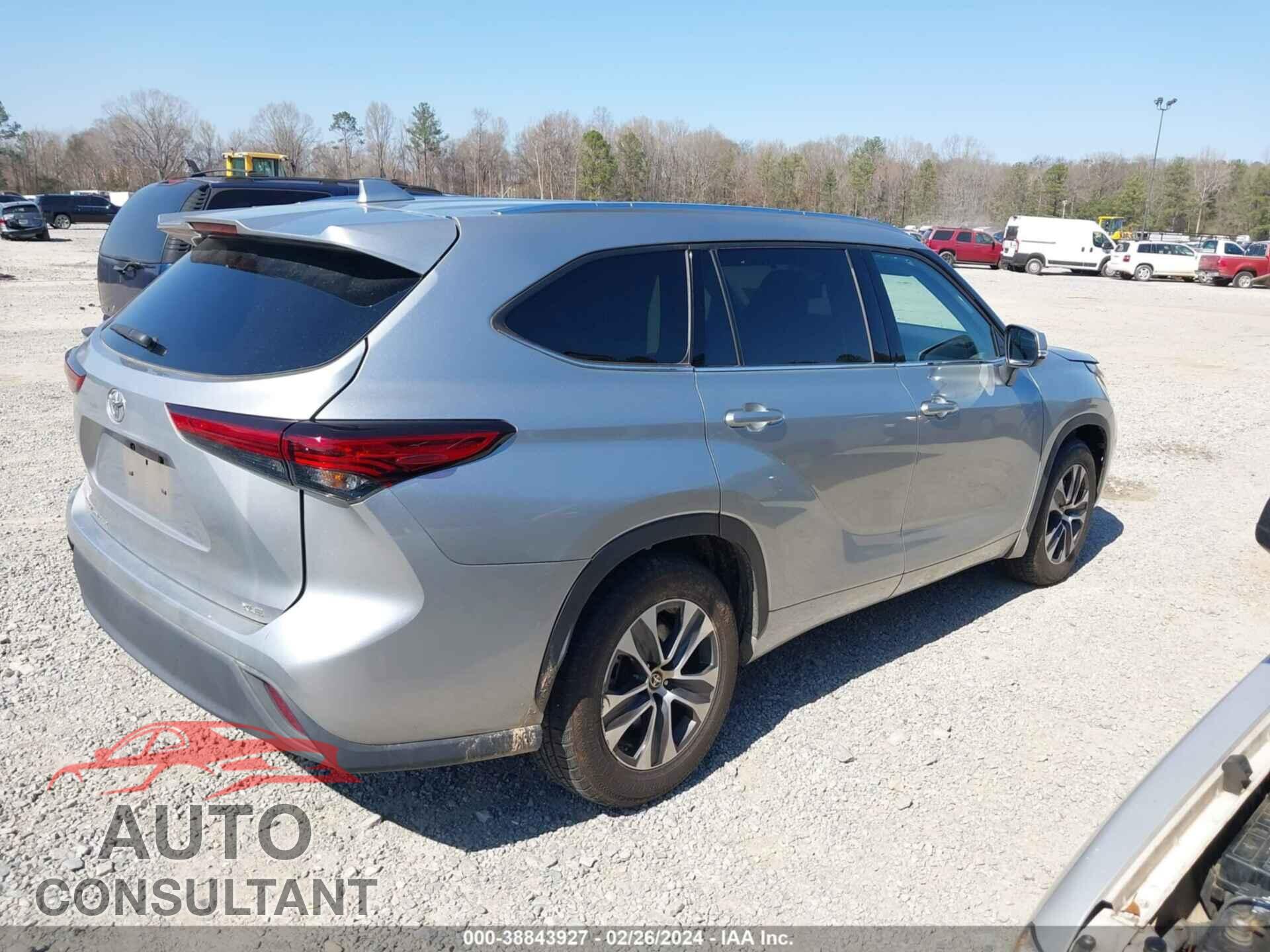 TOYOTA HIGHLANDER 2020 - 5TDGZRAH0LS024295