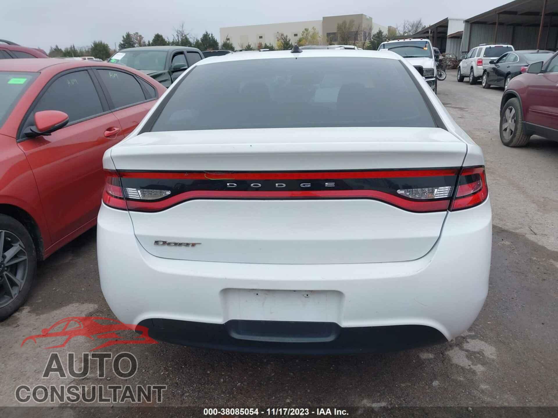 DODGE DART 2016 - 1C3CDFAA2GD606712