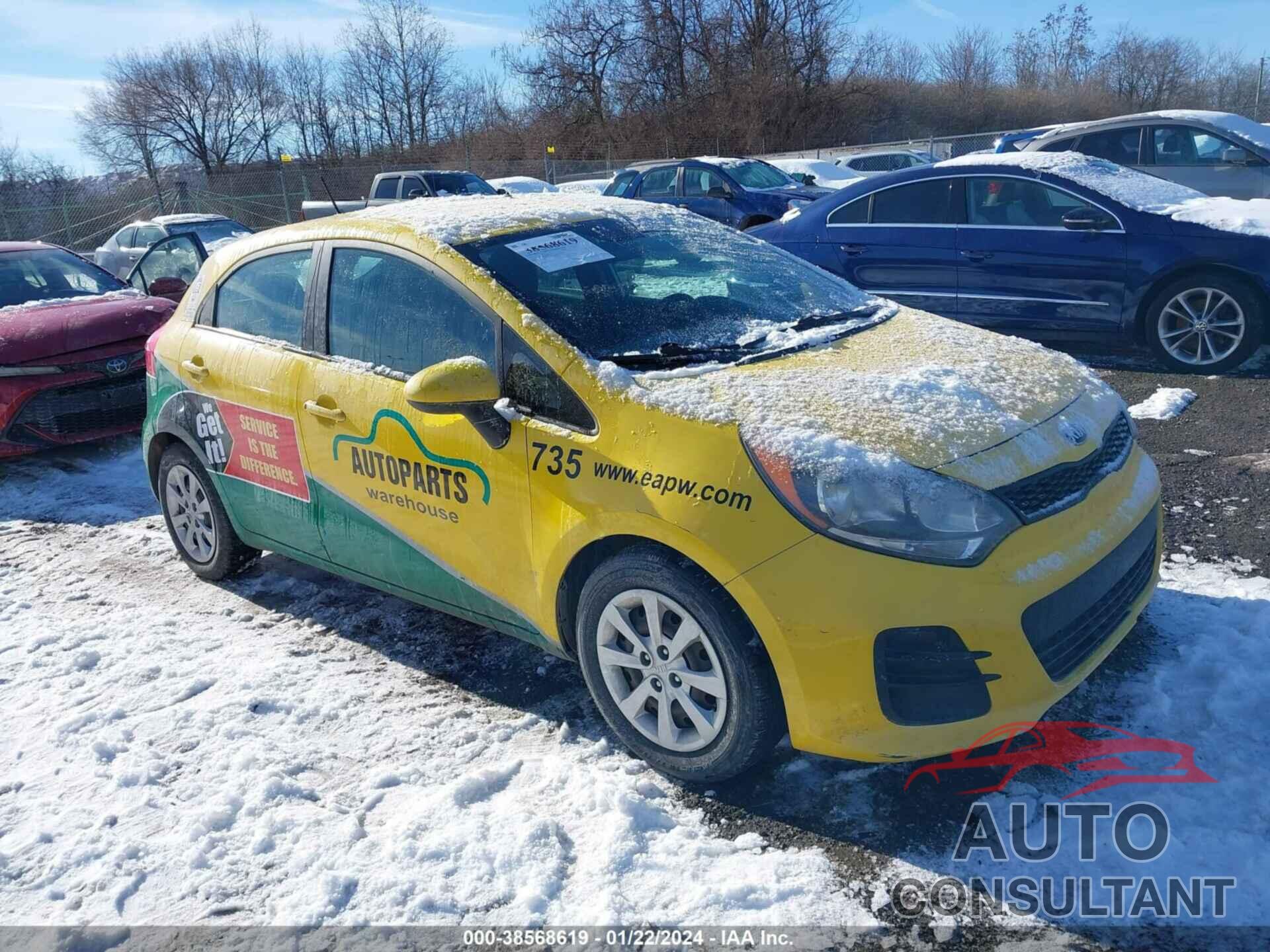 KIA RIO 2017 - KNADM5A34H6006935