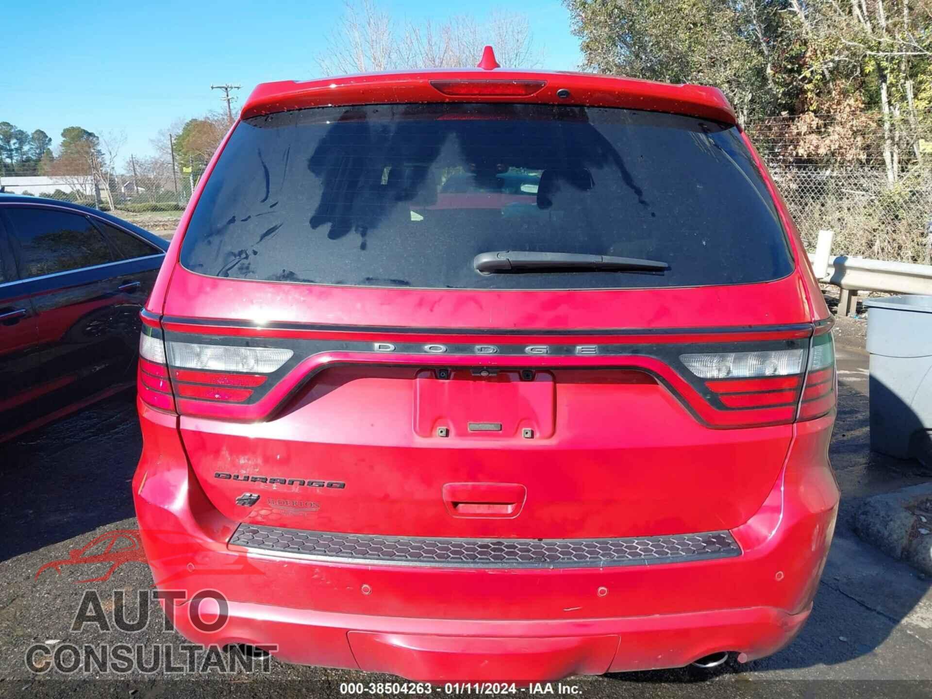 DODGE DURANGO 2018 - 1C4RDJAG1JC345664