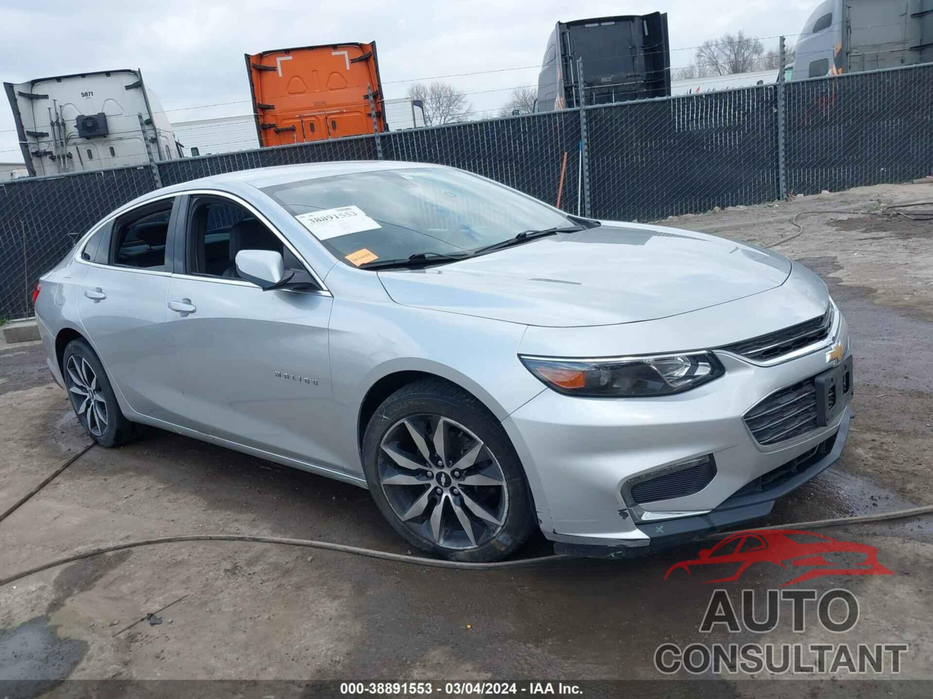 CHEVROLET MALIBU 2017 - 1G1ZE5ST3HF233787