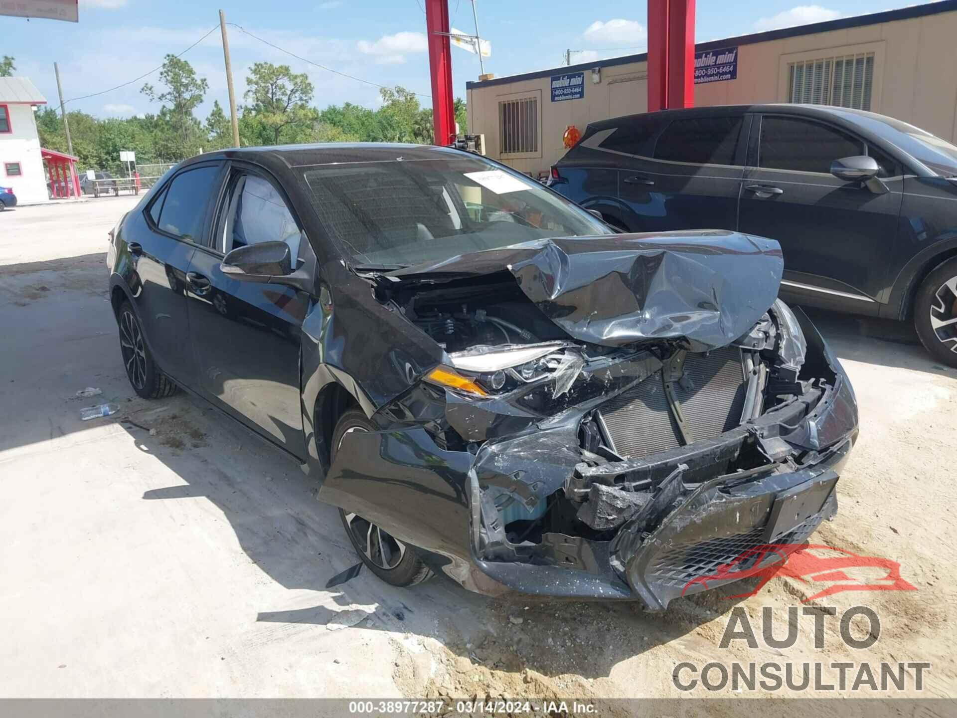TOYOTA COROLLA 2019 - 5YFBURHE4KP911121