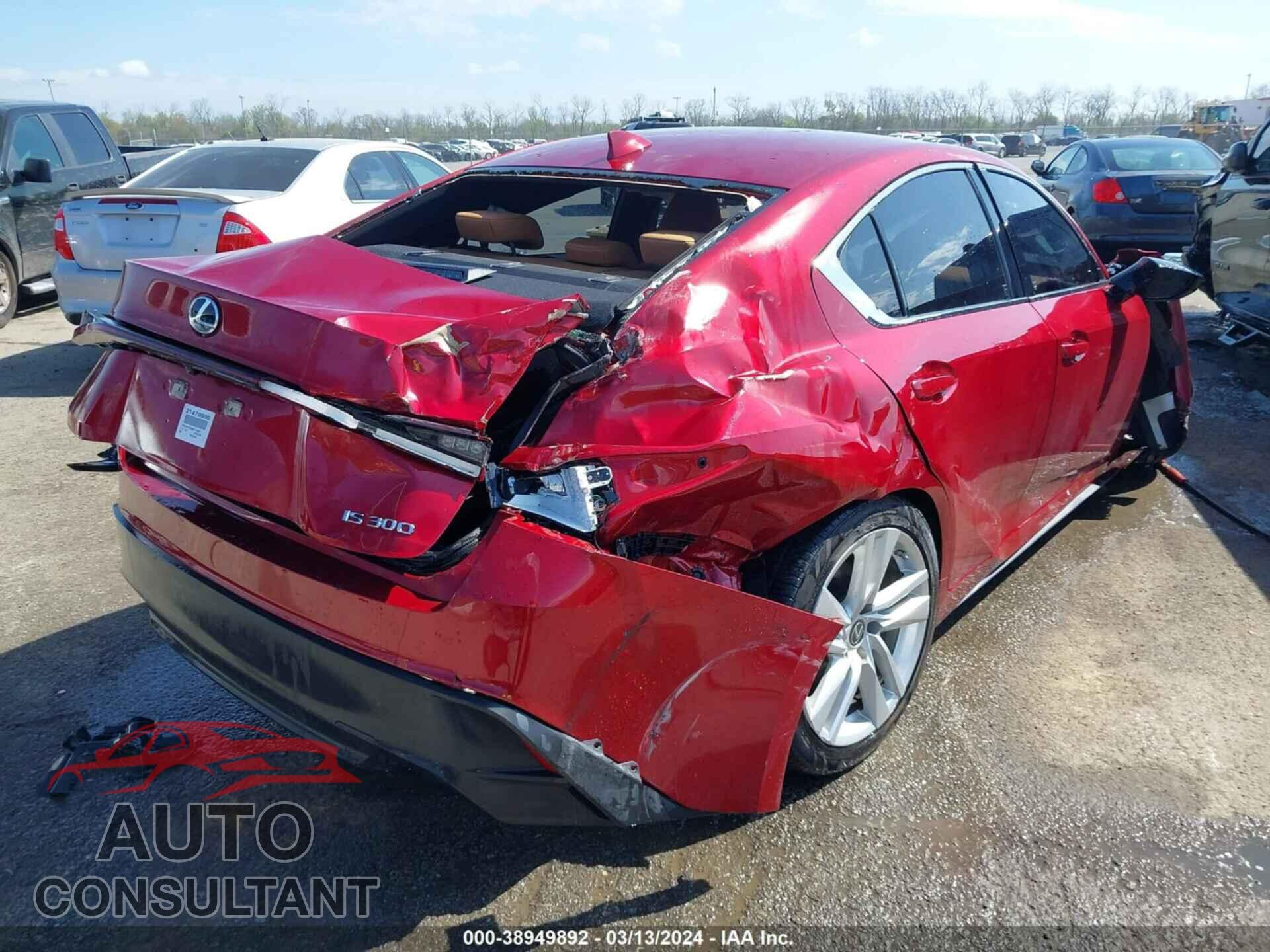 LEXUS IS 2021 - JTHAA1D22M5114592