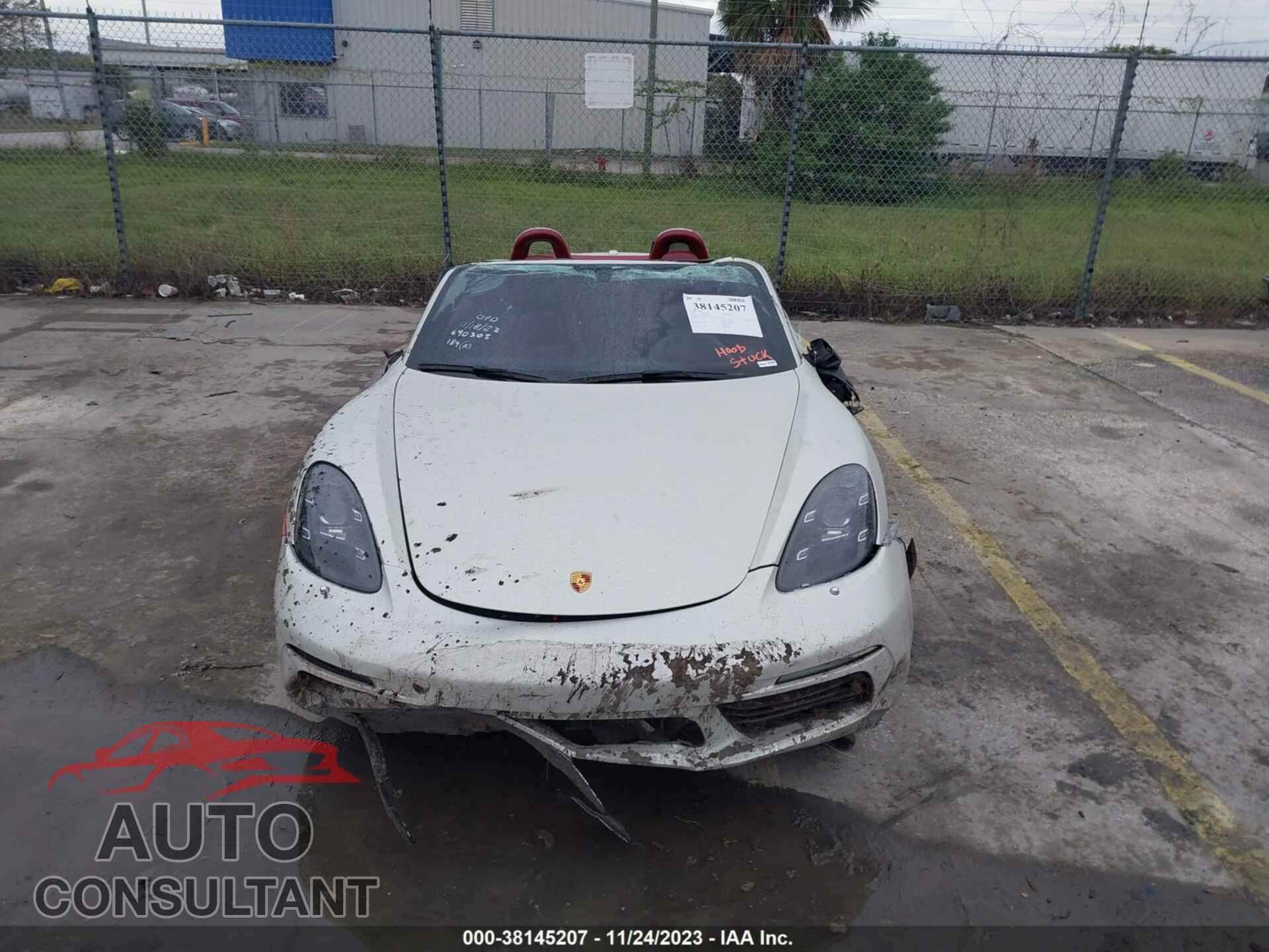 PORSCHE 718 BOXSTER 2017 - WP0CA2A84HS221711
