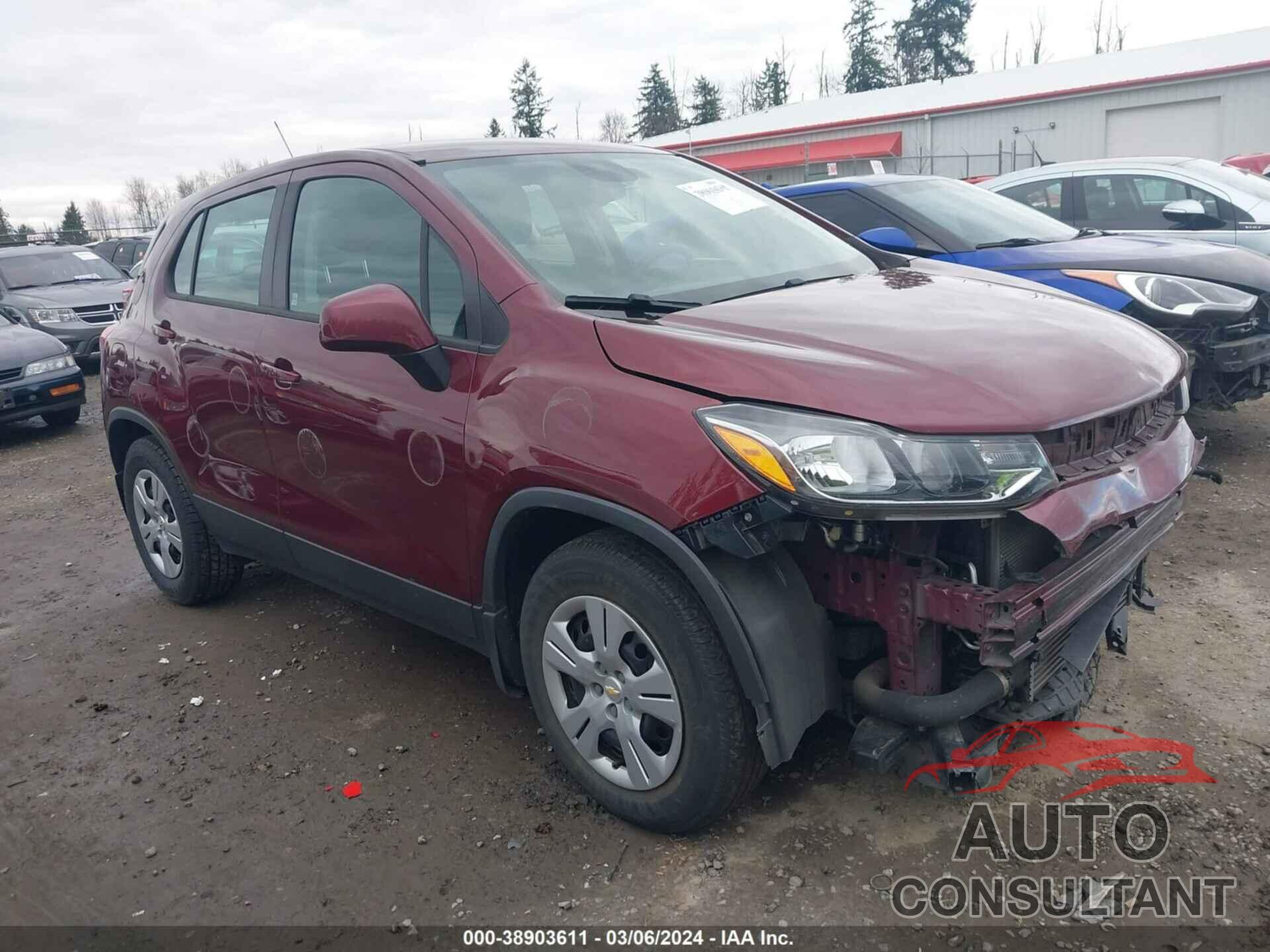 CHEVROLET TRAX 2017 - 3GNCJKSB9HL267079