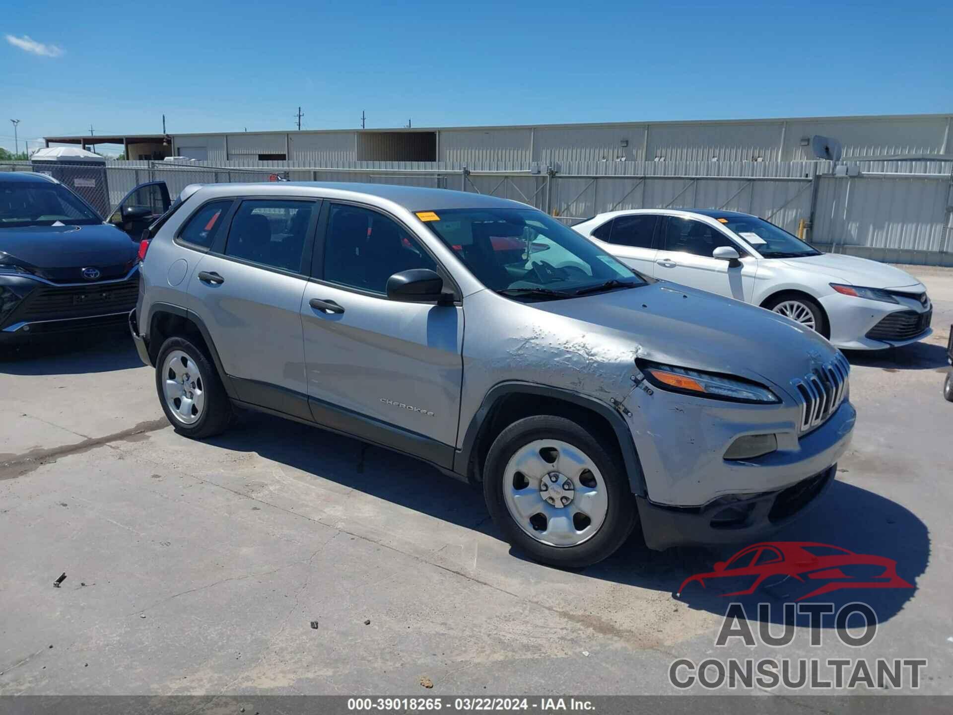 JEEP CHEROKEE 2016 - 1C4PJLAB9GW350991