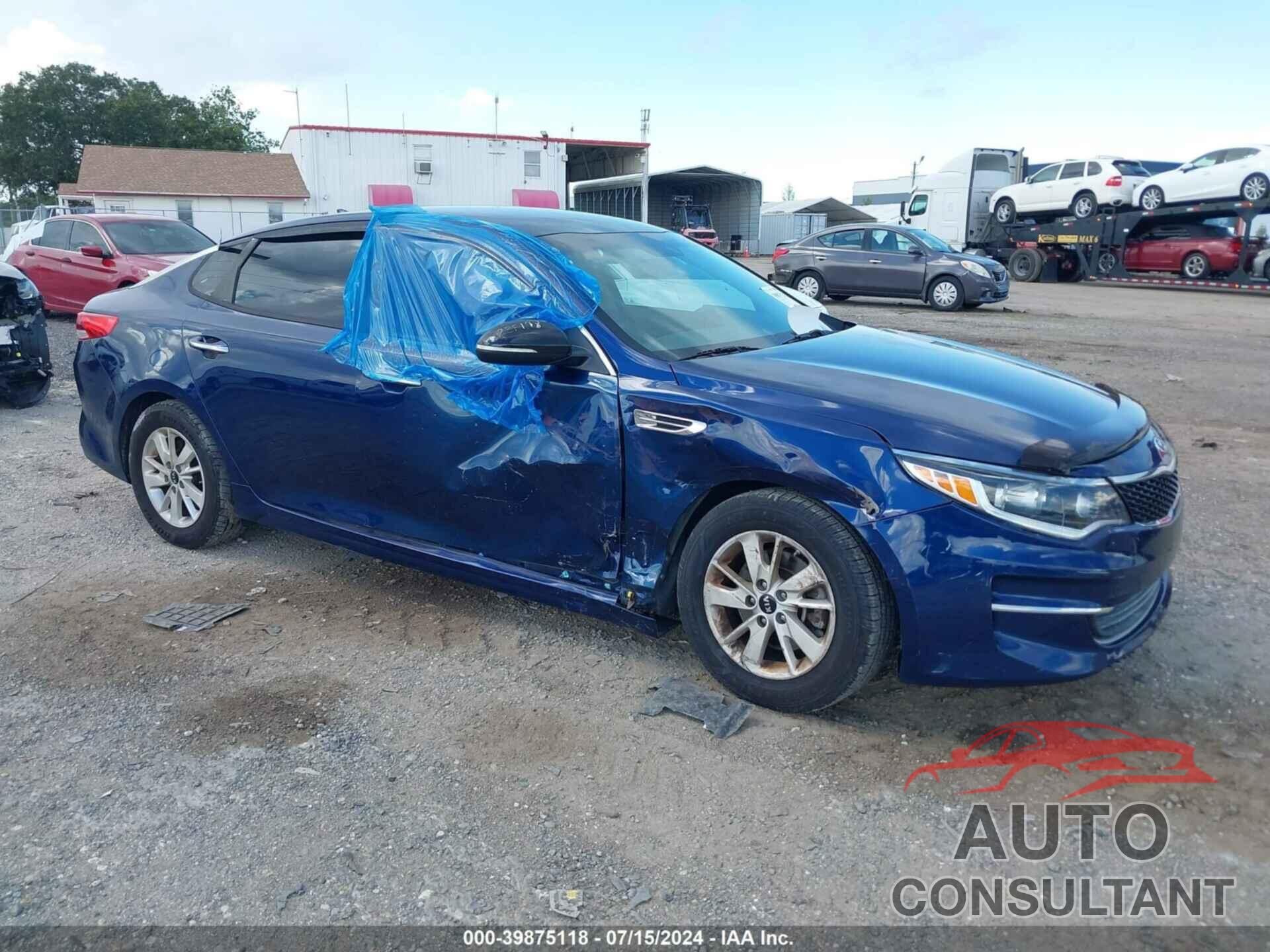 KIA OPTIMA 2018 - 5XXGT4L3XJG234794