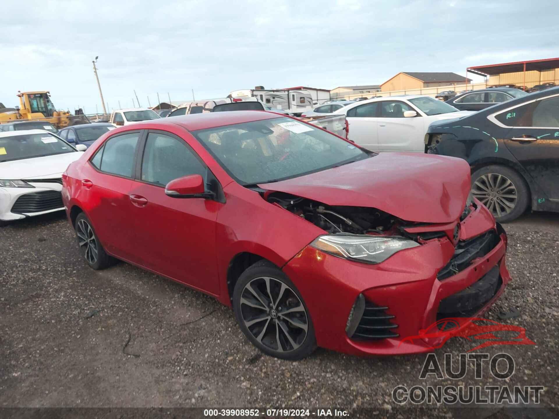 TOYOTA COROLLA 2017 - 5YFBURHE6HP587436
