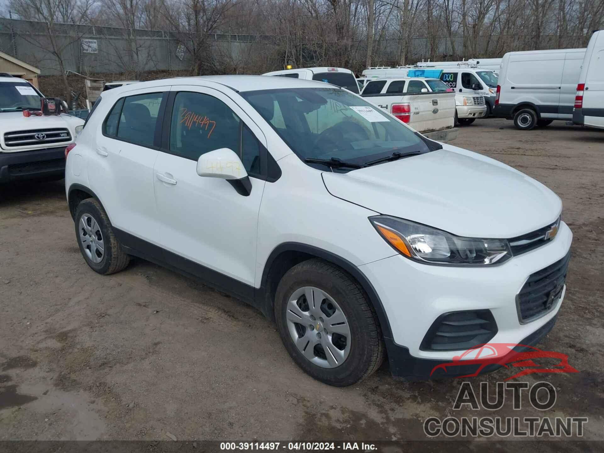 CHEVROLET TRAX 2018 - 3GNCJKSB5JL165378