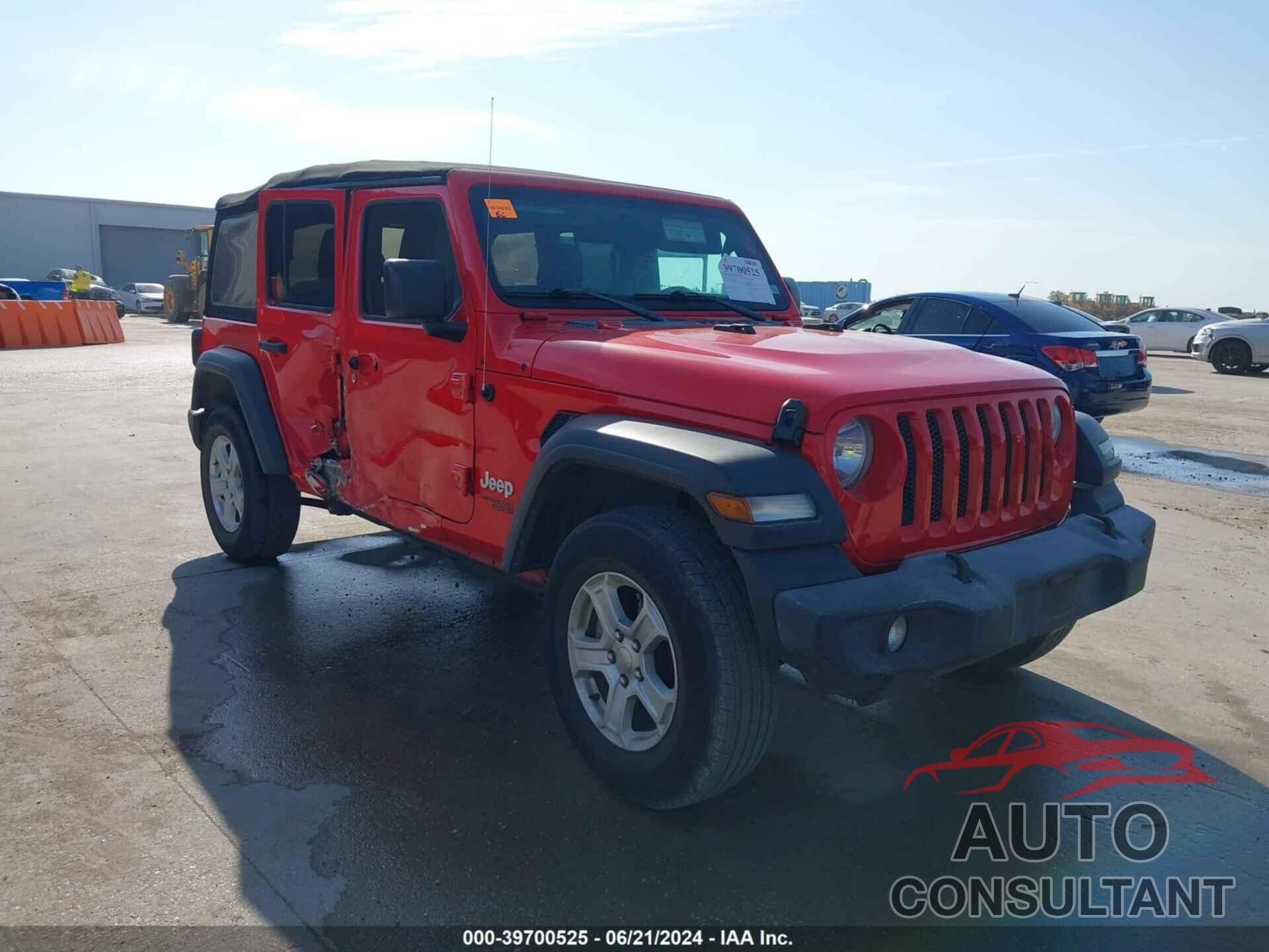 JEEP WRANGLER UNLIMITED 2018 - 1C4HJXDG4JW169310