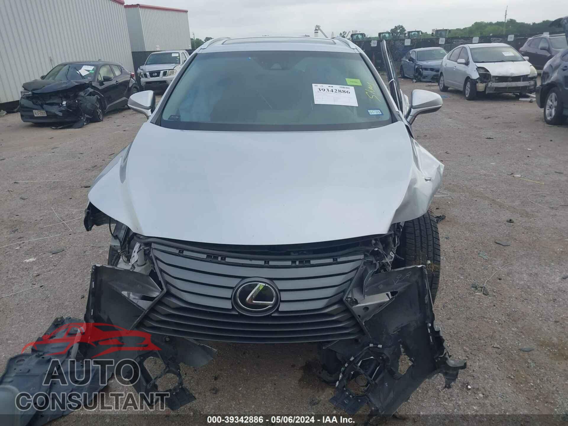 LEXUS RX 2017 - 2T2ZZMCA1HC034499