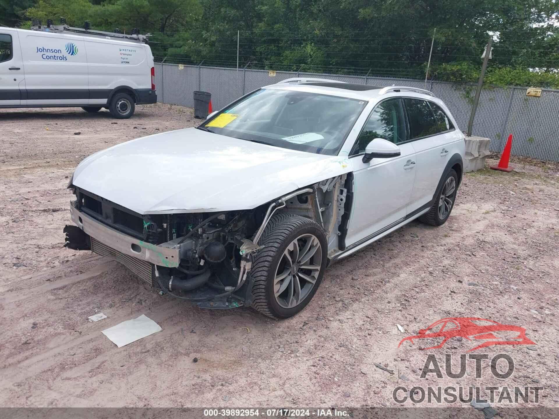 AUDI A4 ALLROAD 2018 - WA18NAF47JA218575