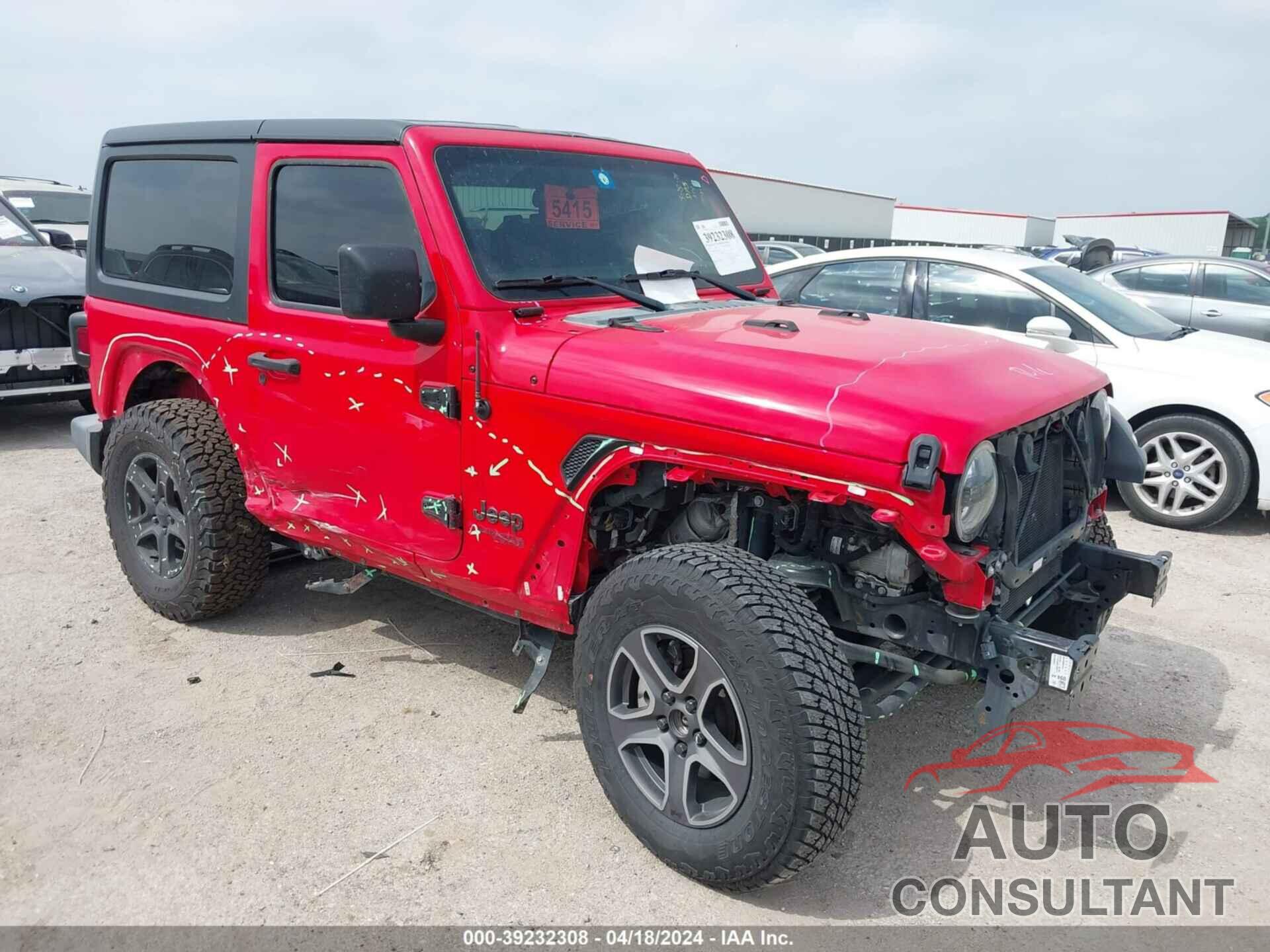 JEEP WRANGLER 2019 - 1C4GJXAG2KW618162