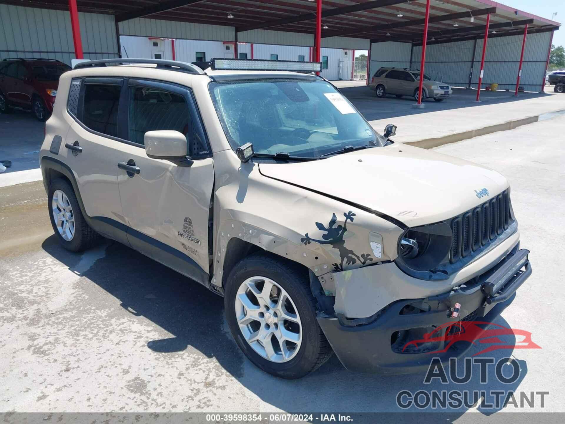 JEEP RENEGADE 2016 - ZACCJABT5GPD55080