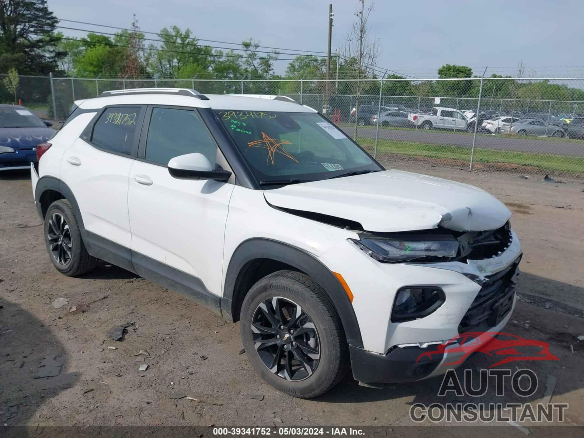 CHEVROLET TRAILBLAZER 2022 - KL79MRSL5NB077642