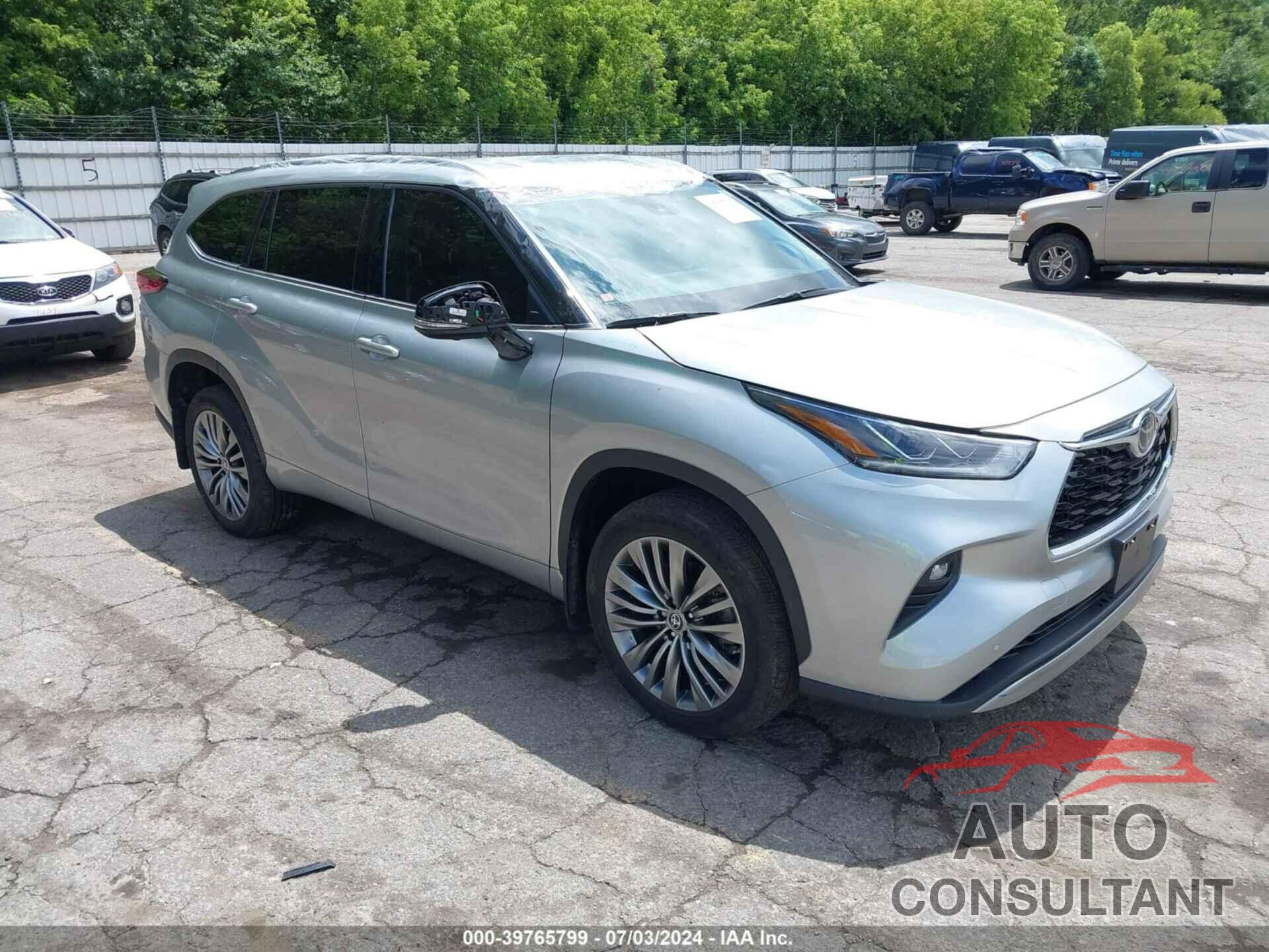 TOYOTA HIGHLANDER 2021 - 5TDFZRBH9MS160162