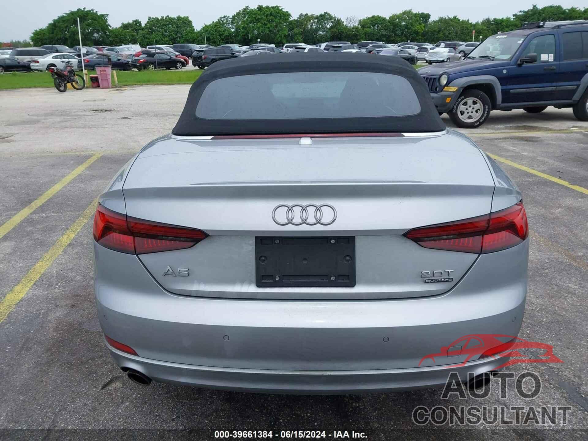 AUDI A5 2018 - WAUYNGF51JN018377